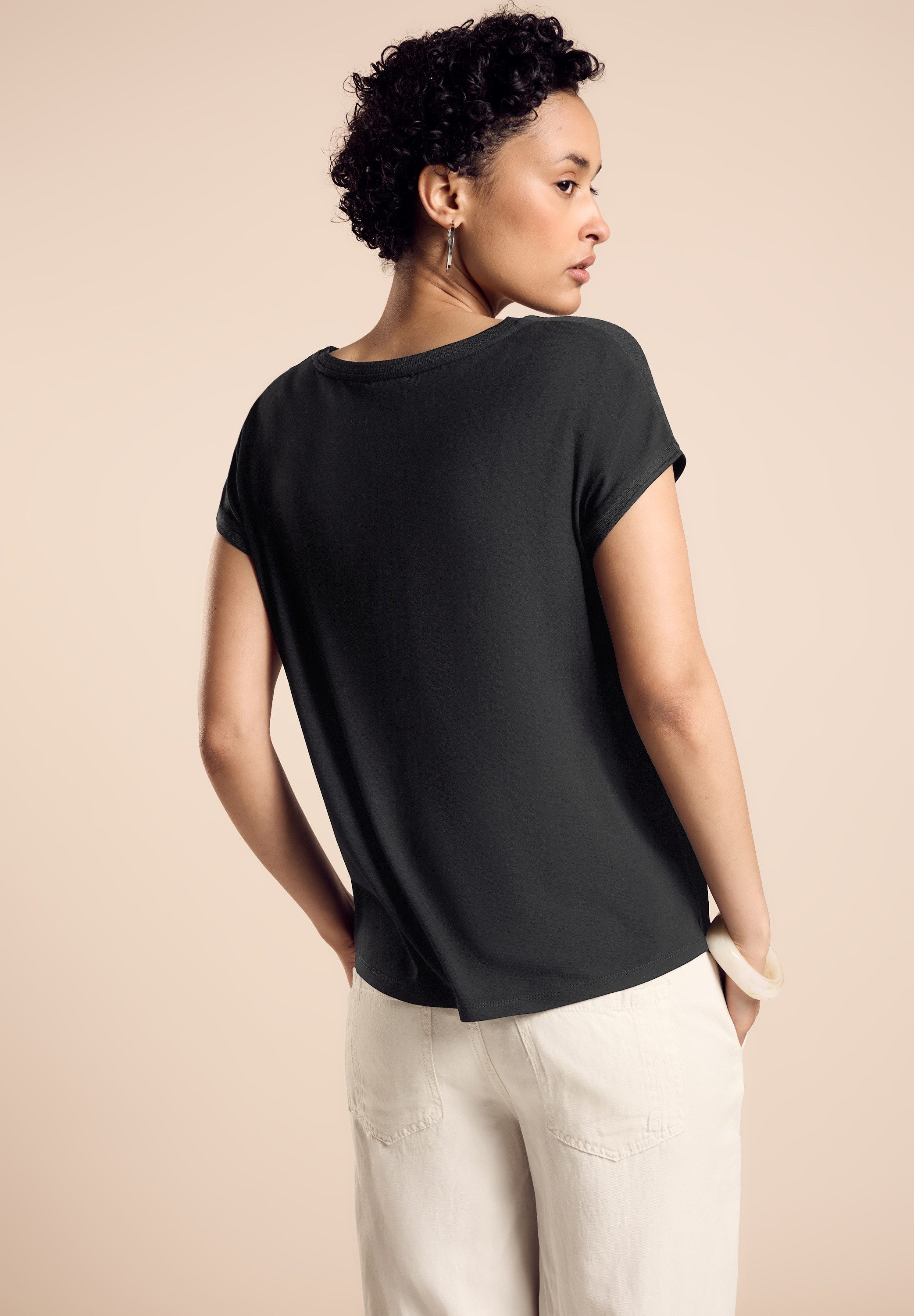 STREET ONE Shirttop met borstzak