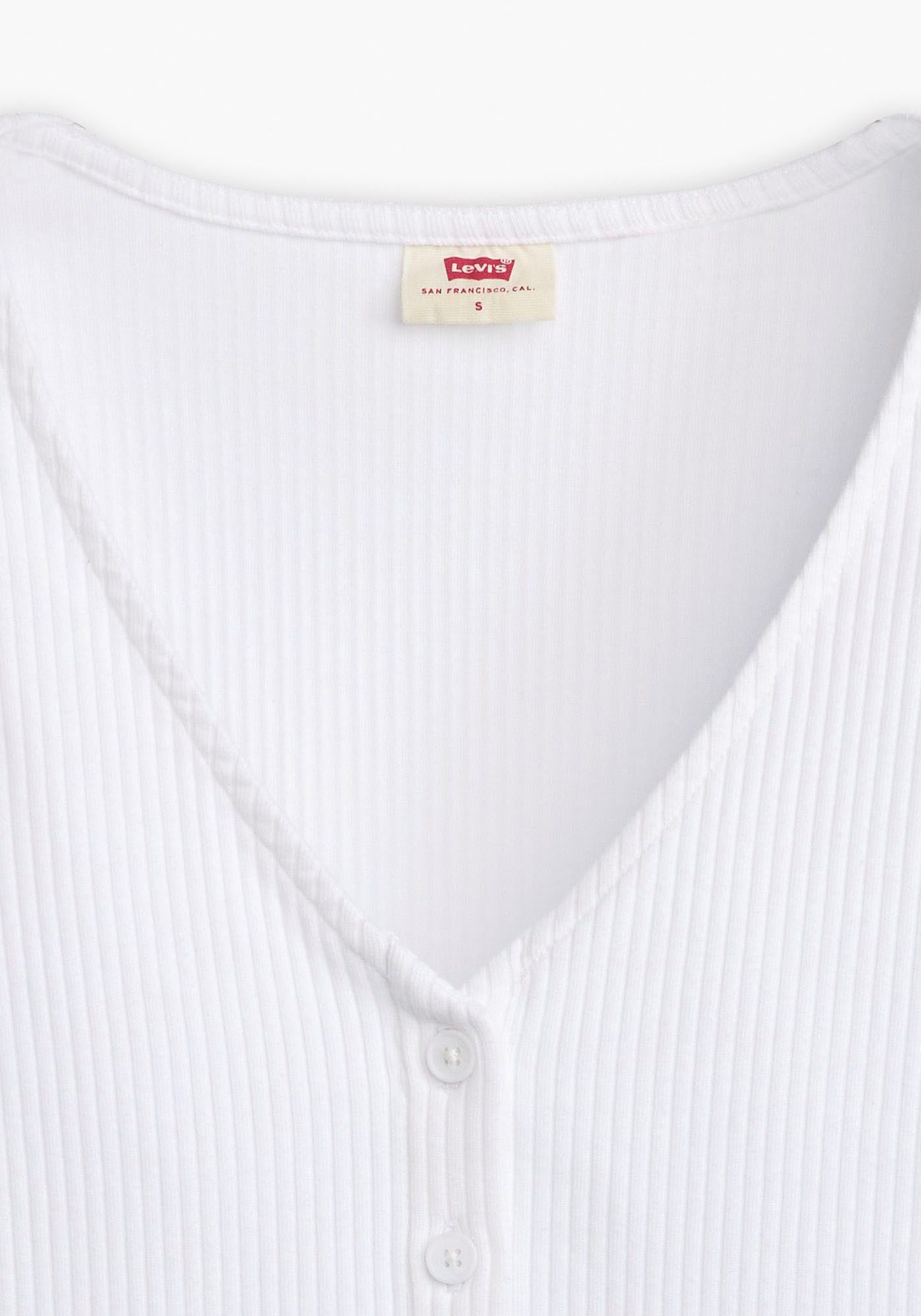 Levi's® Vest met knoopsluiting en in structuur-look