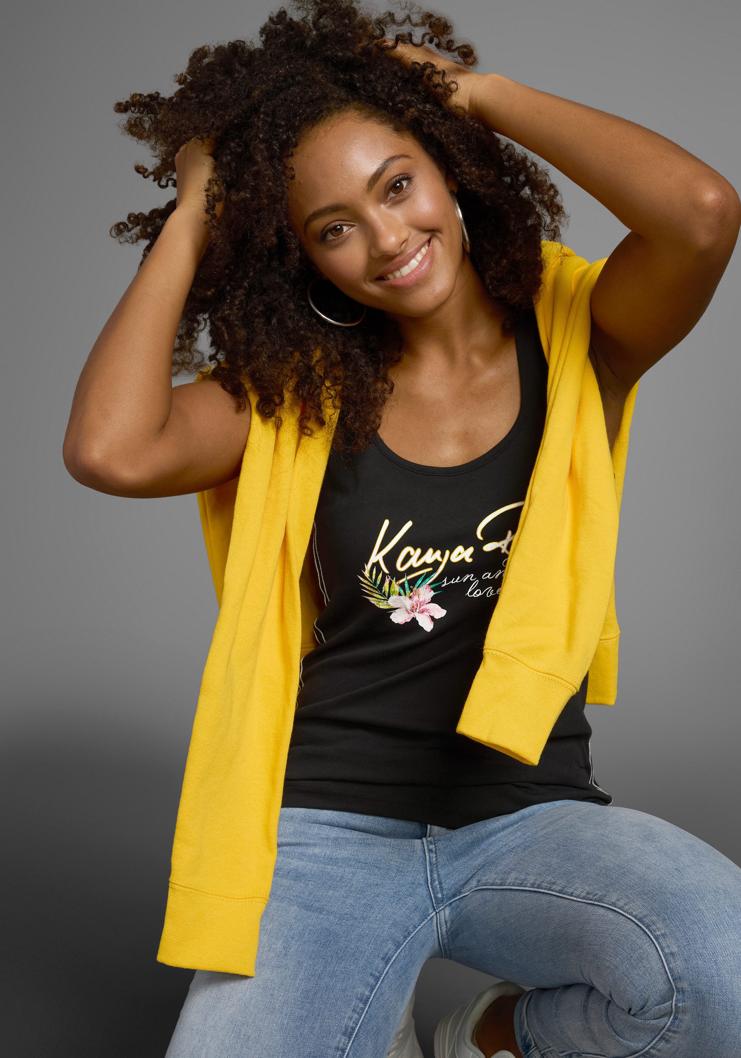 KangaROOS Tanktop met elegante frontprint