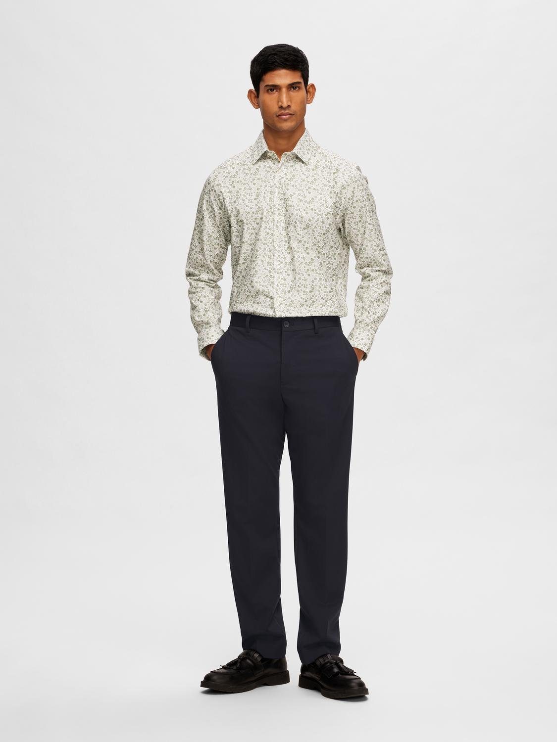 SELECTED HOMME Overhemd met lange mouwen SLHSLIMSOHO-ETHAN AOP SHIRT LS NOOS