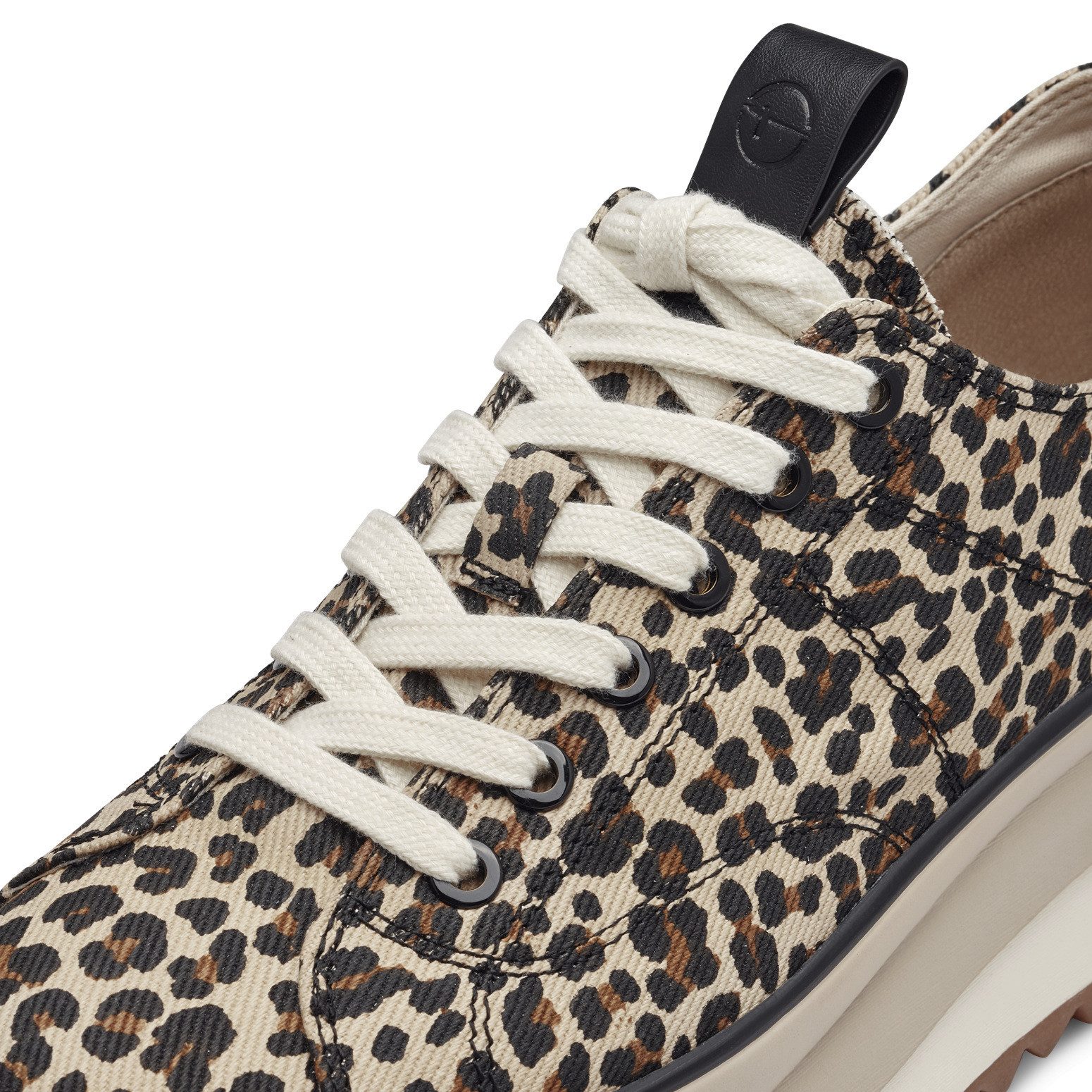 Tamaris Plateausneakers MILENA vrijetijdsschoen, lage schoen, veterschoen met touch-it-uitrusting