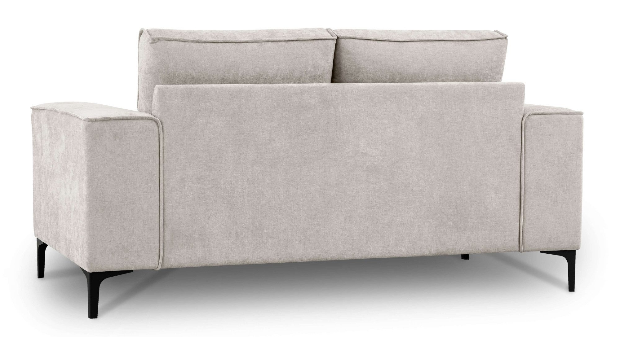 Places of Style 2-zitsbank Compact bank Oland, structuur, platweefsel, luxe microvezel, bouclé