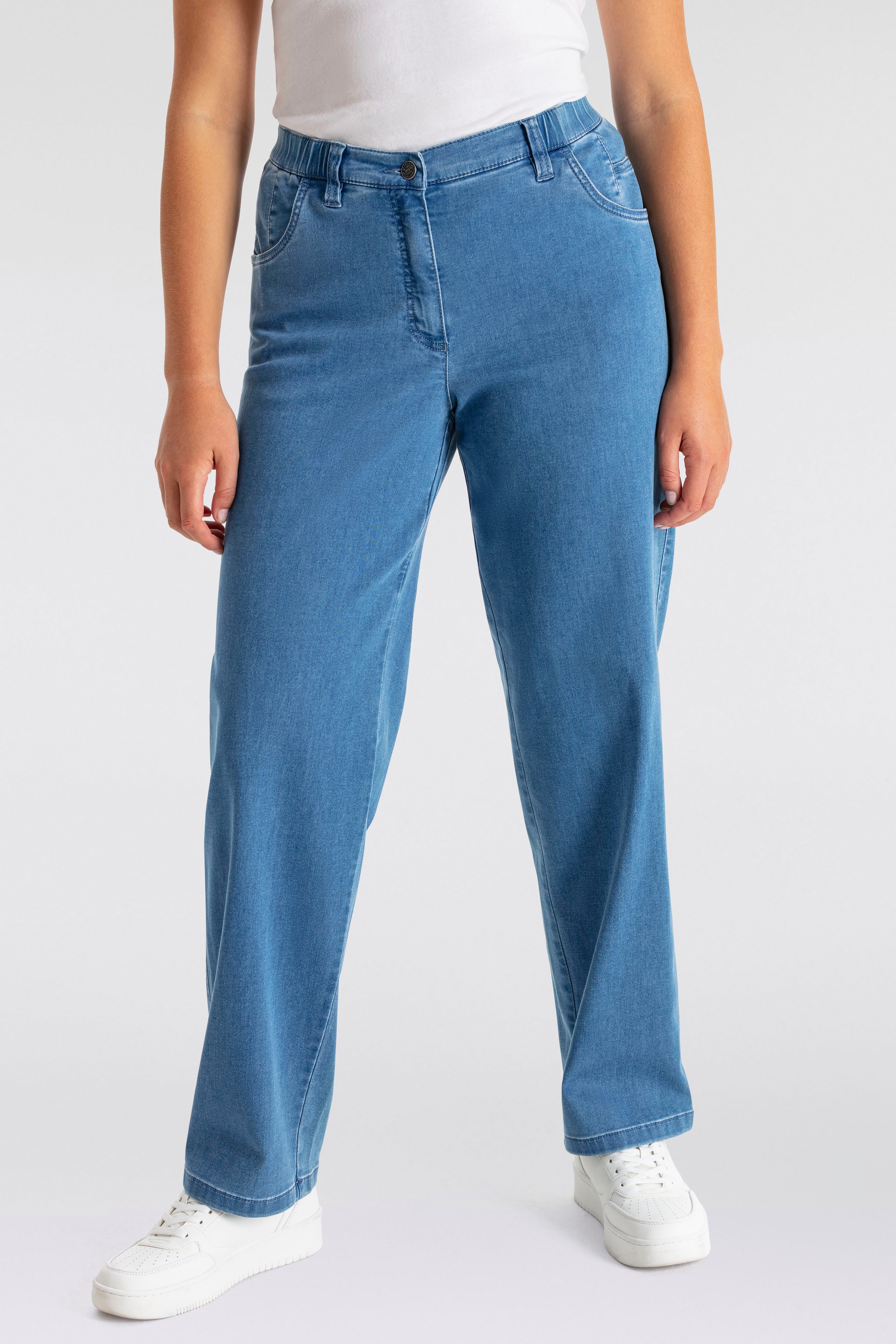KjBRAND Stretchbroek Babsie dames broeken maat 22 blauw