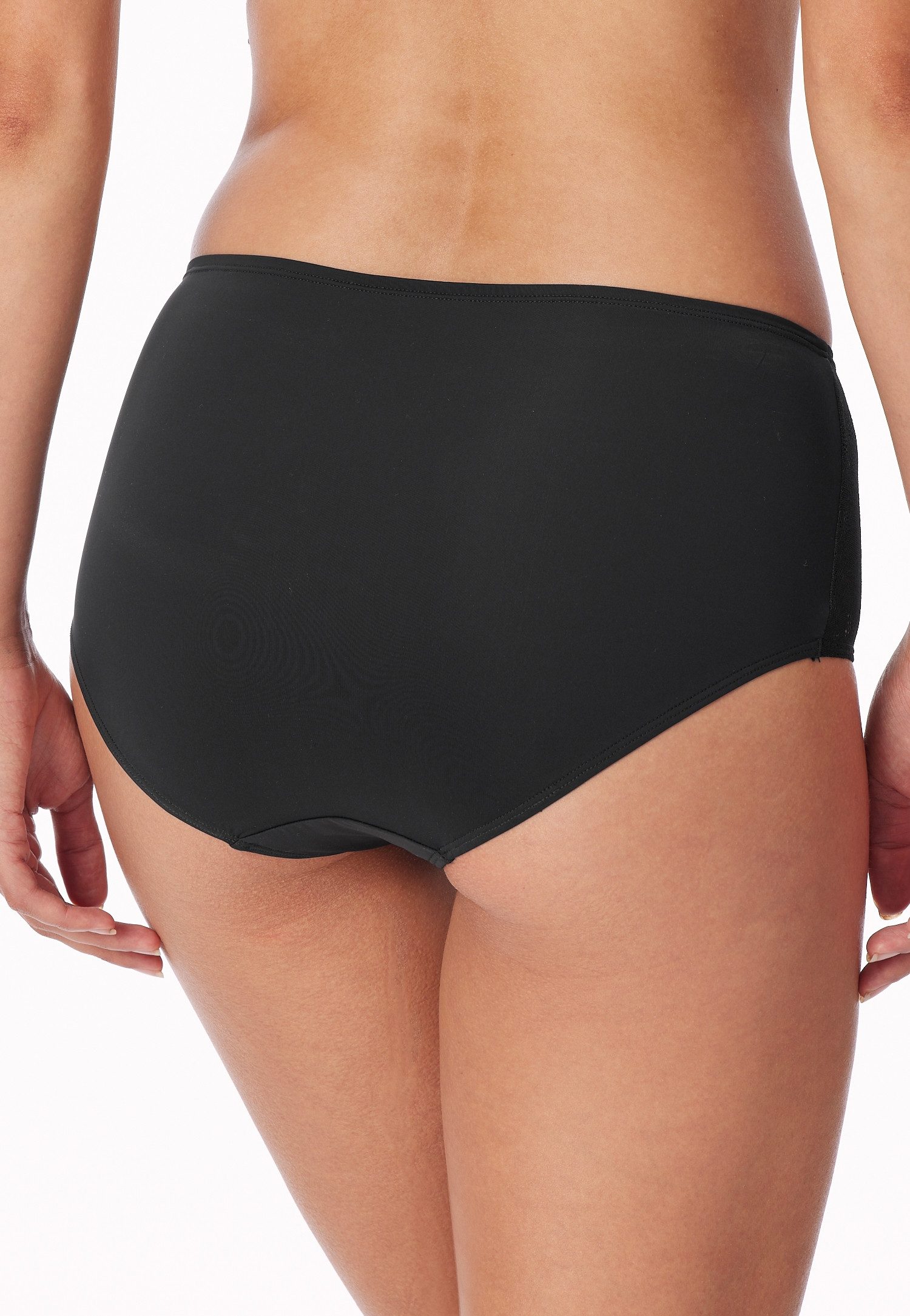Schiesser Midislip Air met transparante kanten inzetten