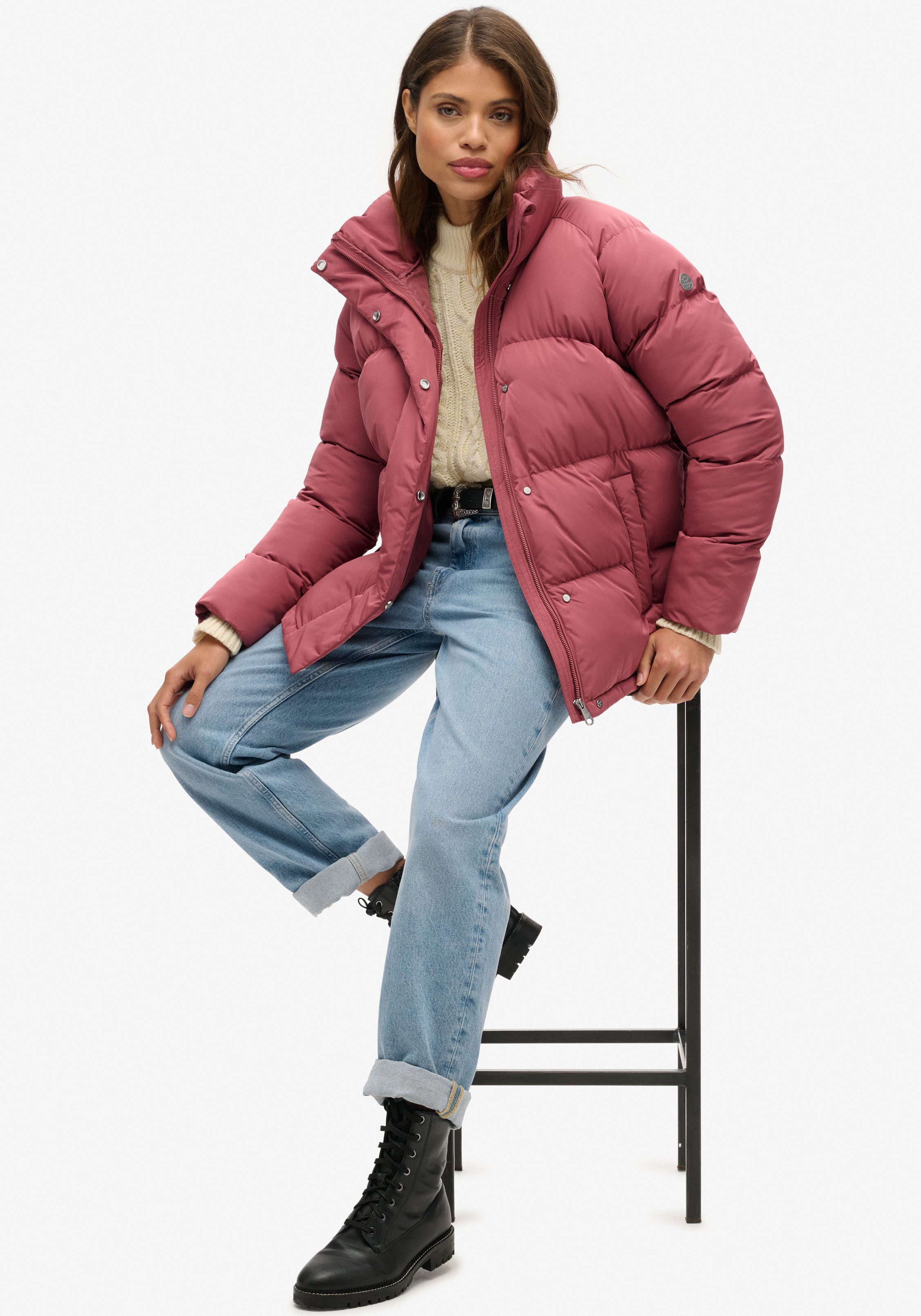 Superdry Gewatteerde jas MID LENGTH PUFFER JACKET