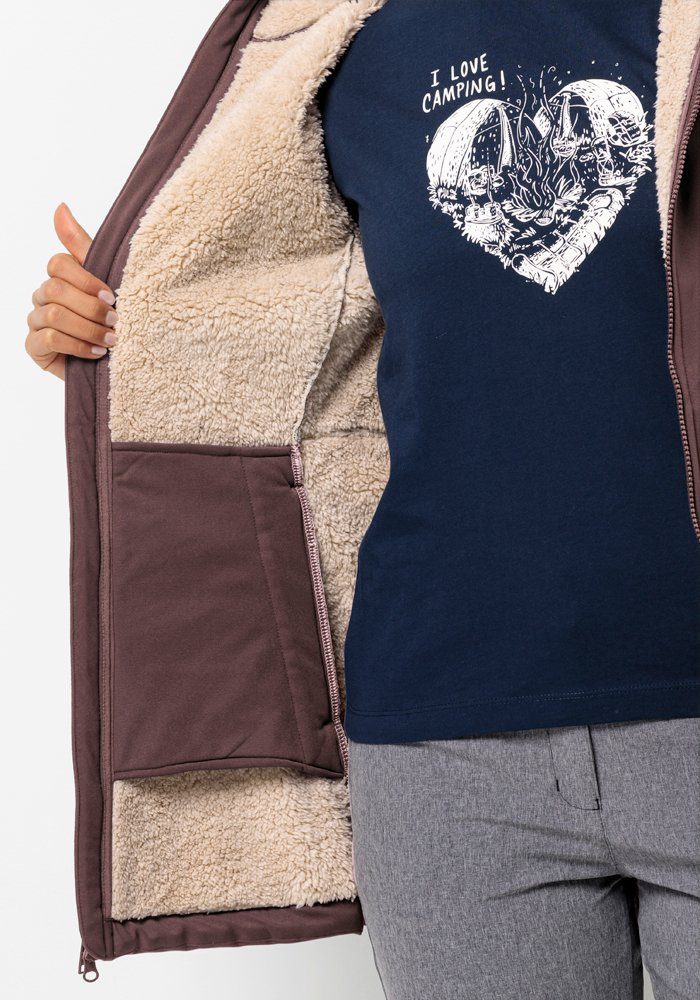 Jack Wolfskin Softshell-jas WINDLAND COAT W
