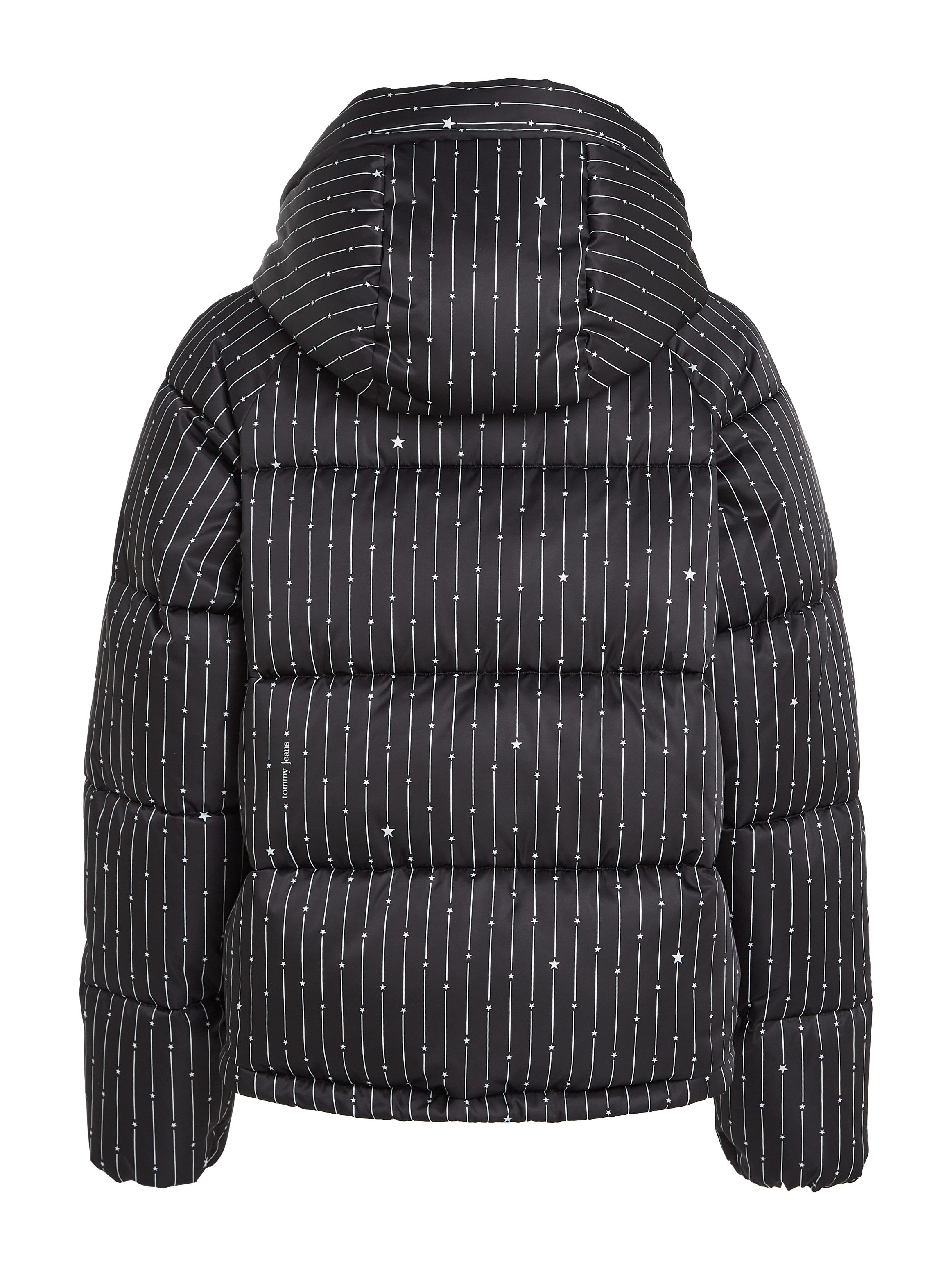 TOMMY JEANS Gewatteerde jas met gestreept patroon