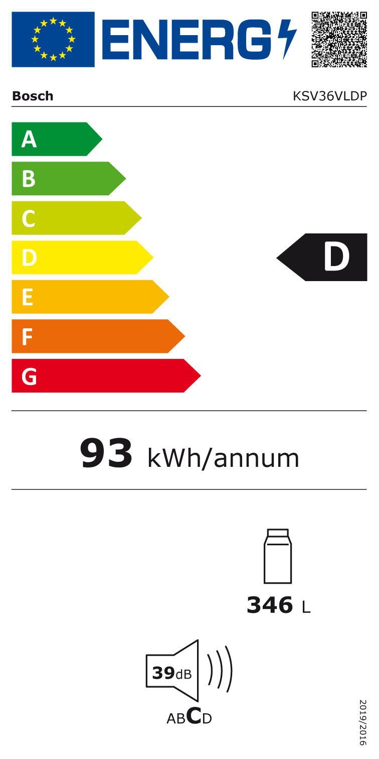 BOSCH European side-by-side KAN95VLEP