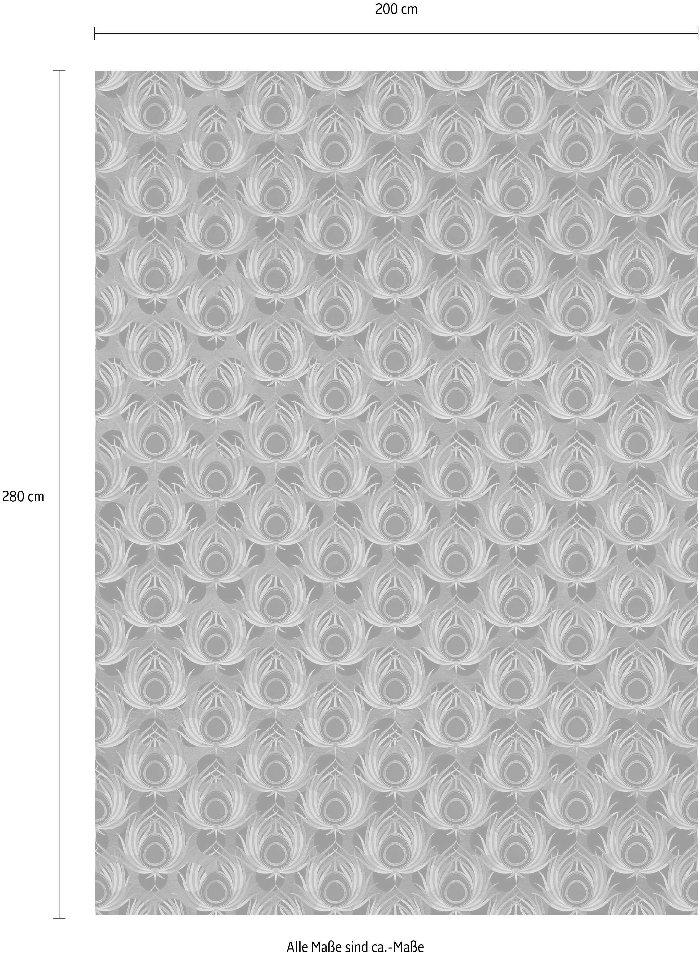 Komar Vliesbehang Paon 200x280 cm (breedte x hoogte)