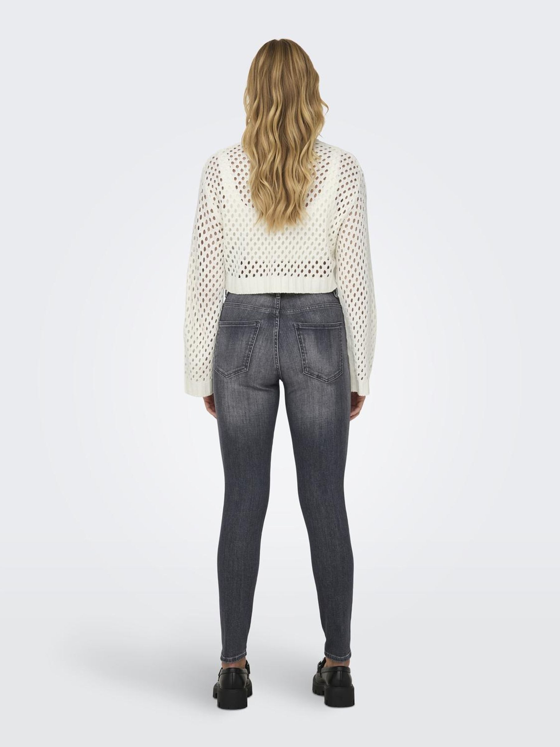 Only Gebreide trui ONLSMILLA SHORT PULLOVER L/S KNT NOOS