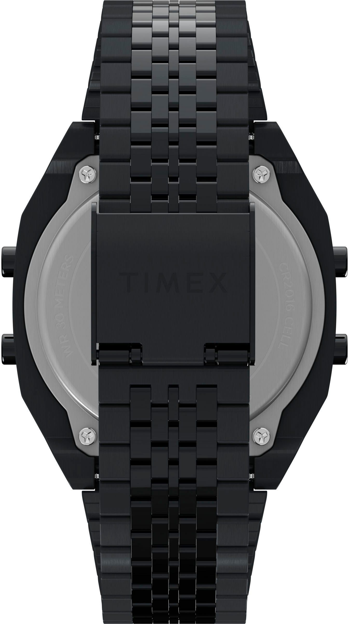 Timex Digitale klok TIMEX LAB TIMEX 80 Quartz horloge, polshorloge, herenhorloge, roestvrijstalen band