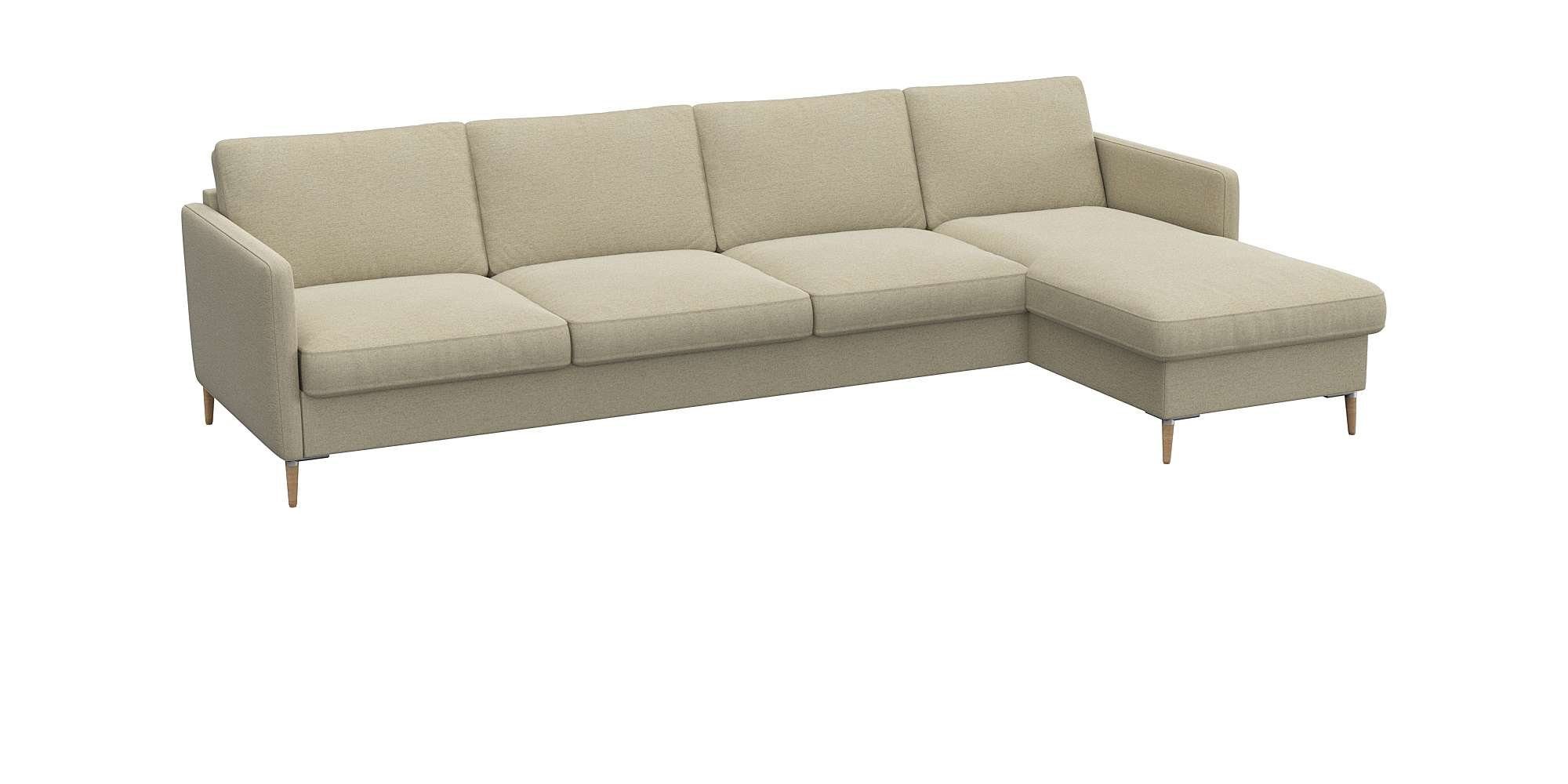 FLEXLUX Hoekbank Fiore, L-vorm, comfortabel en aangenaam door hoogwaardige zitopbouw