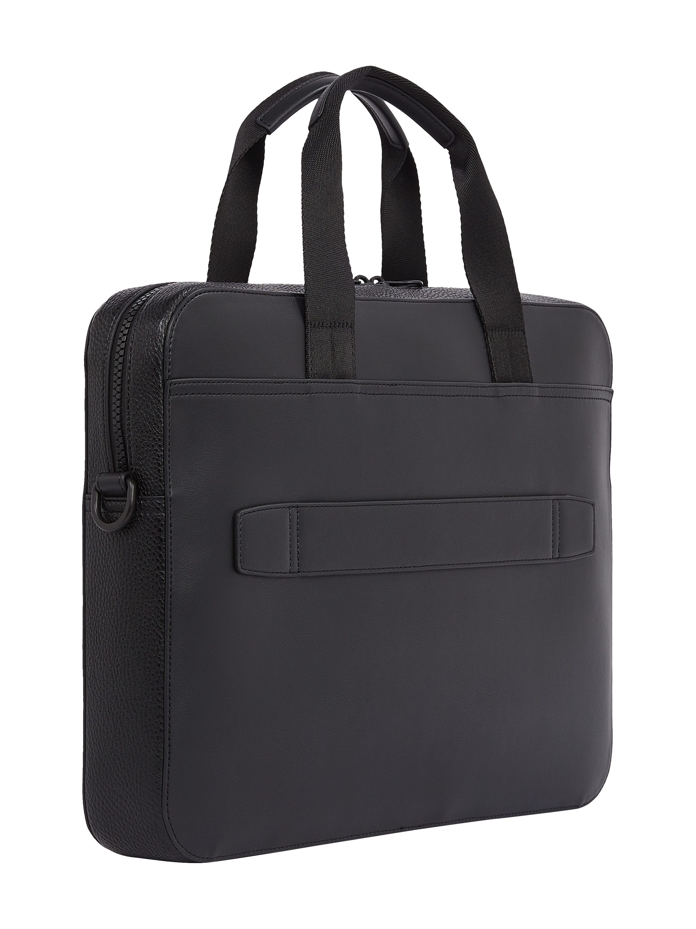 Tommy Hilfiger Laptoptas TH FOUNDATION COMPUTER BAG , dames messengerbag, handtas, schoudertas met rits