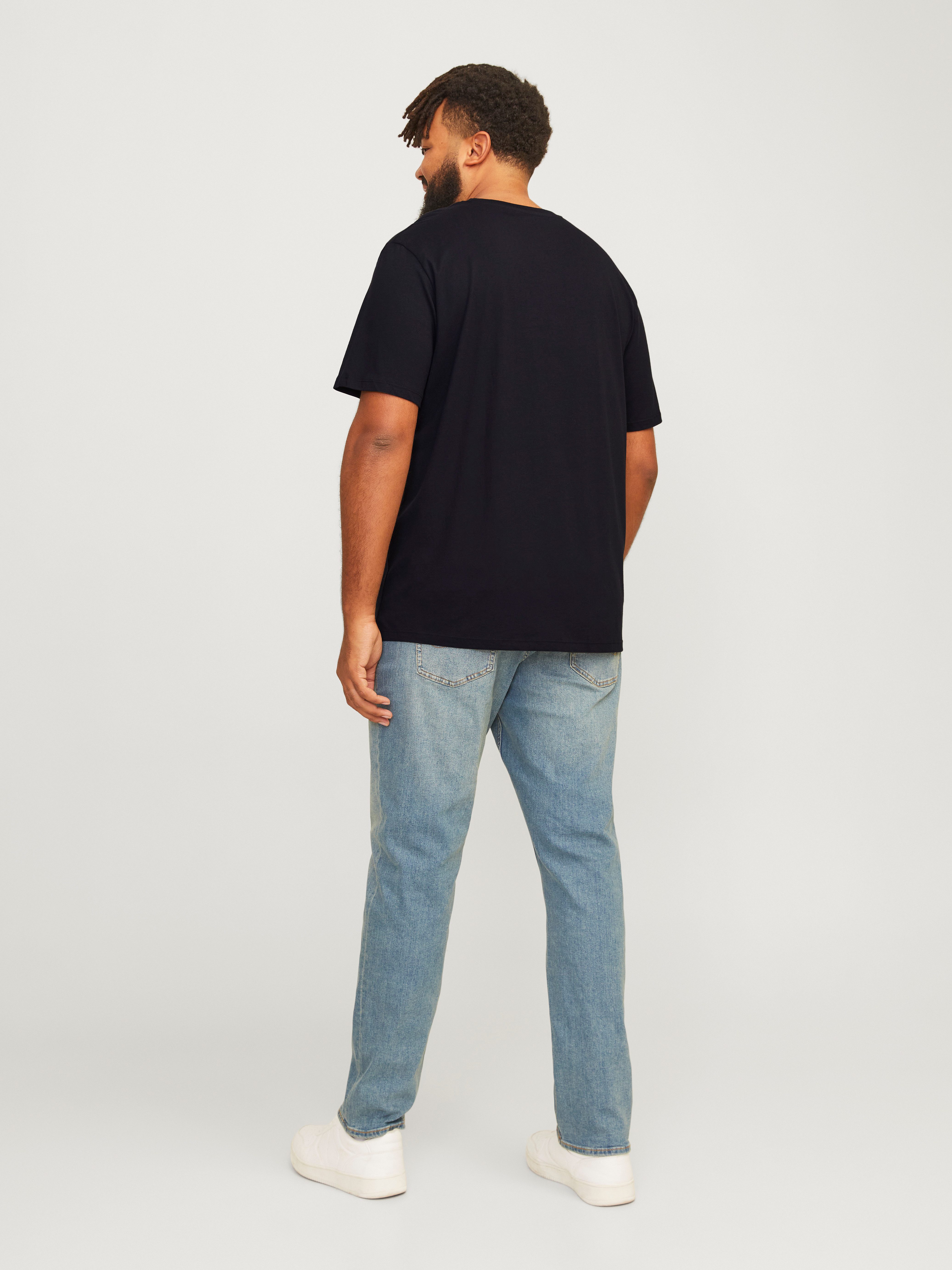 Jack & Jones PlusSize T-shirt JJELOGO TEE SS O-NECK 2 COL AW24 S PLS