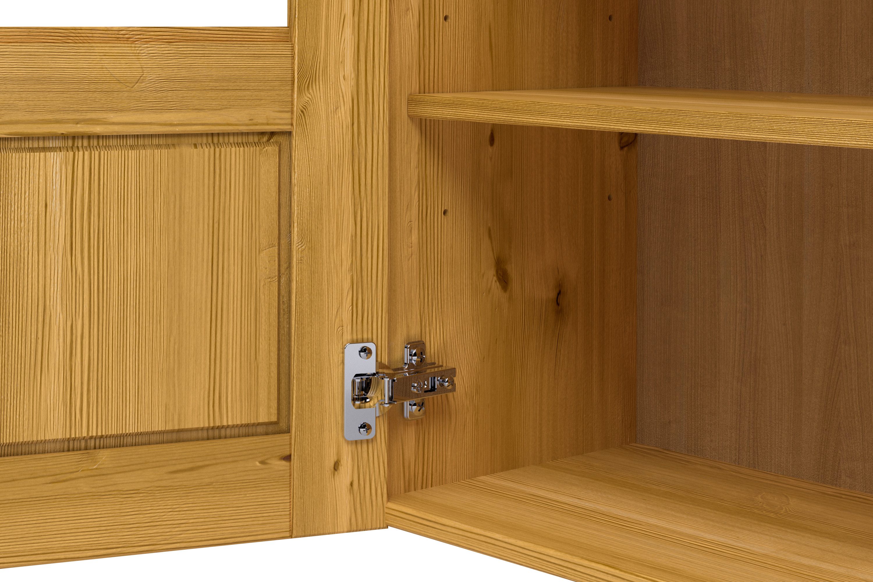 Home affaire Hangkast Alby2 Met metalen grepen en glazen deuren, breedte 50 cm