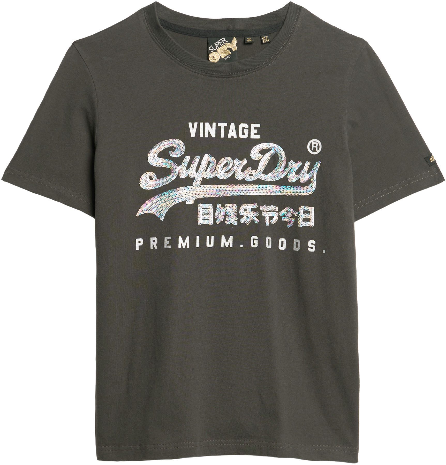 Superdry Shirt met print EMBELLISHED VL GRAPHIC T SHIRT