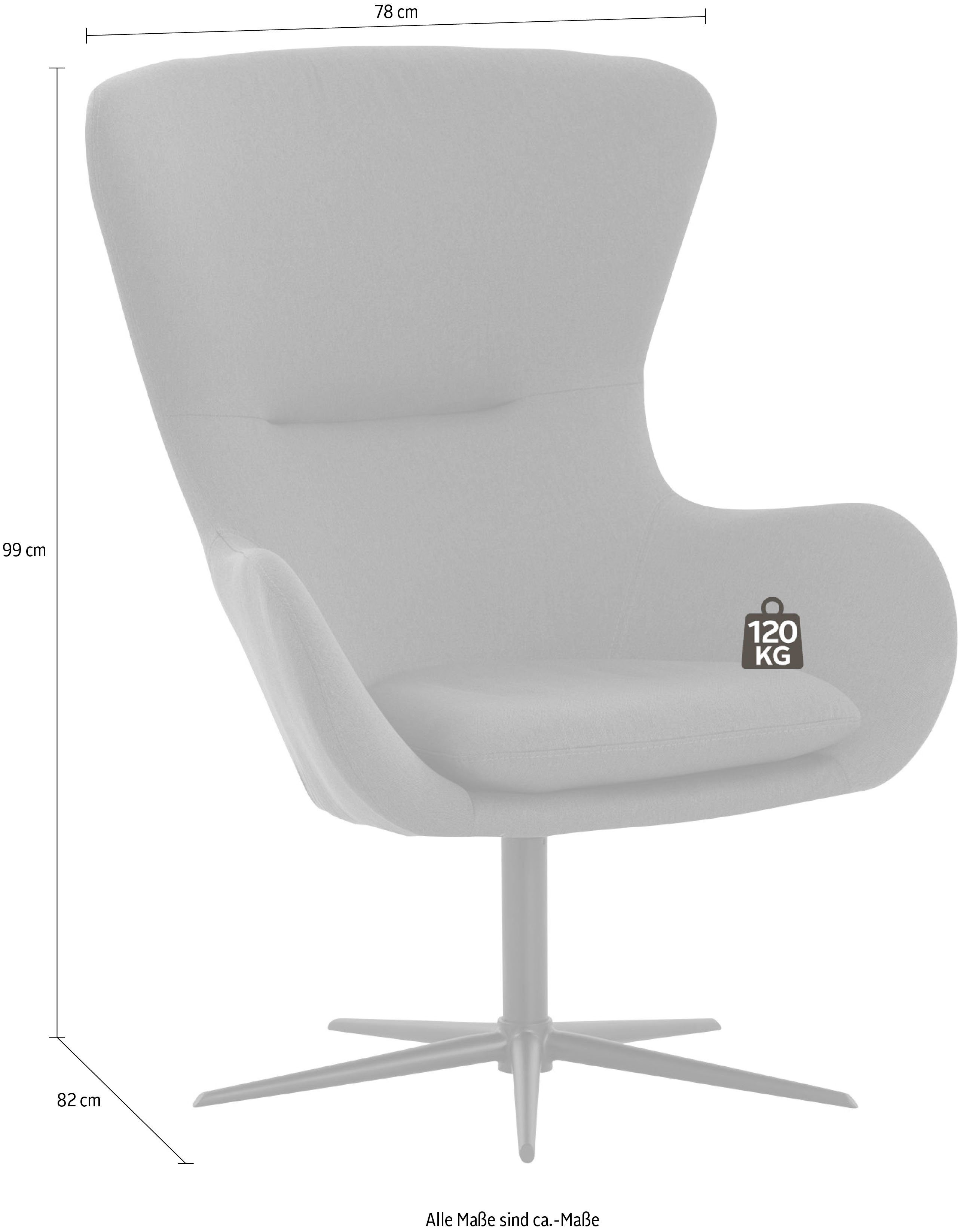 SalesFever Draaibare fauteuil Relaxfauteuil in een moderne look
