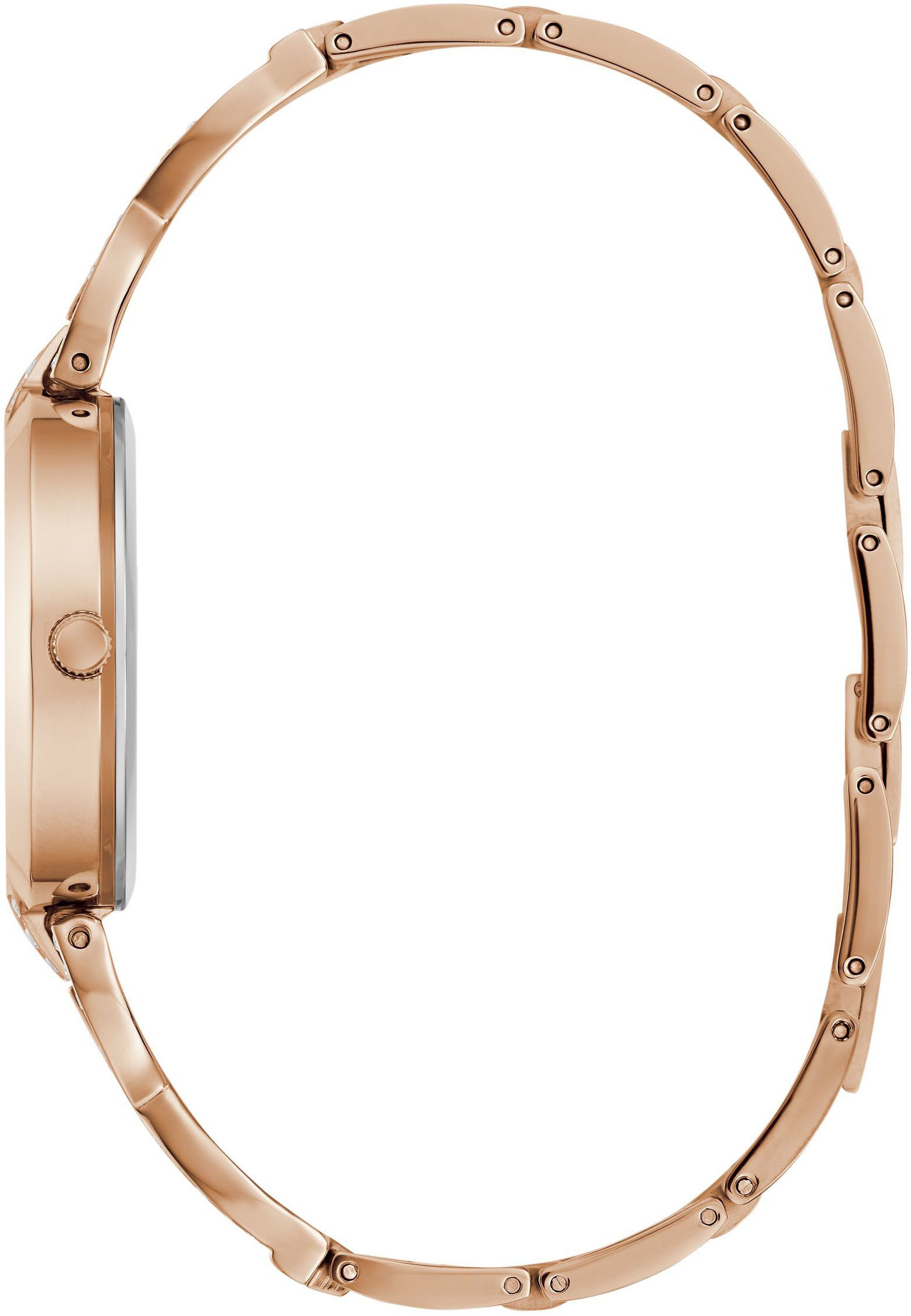 Guess Kwartshorloge Coral Horloge, dameshorloge, stalen armband