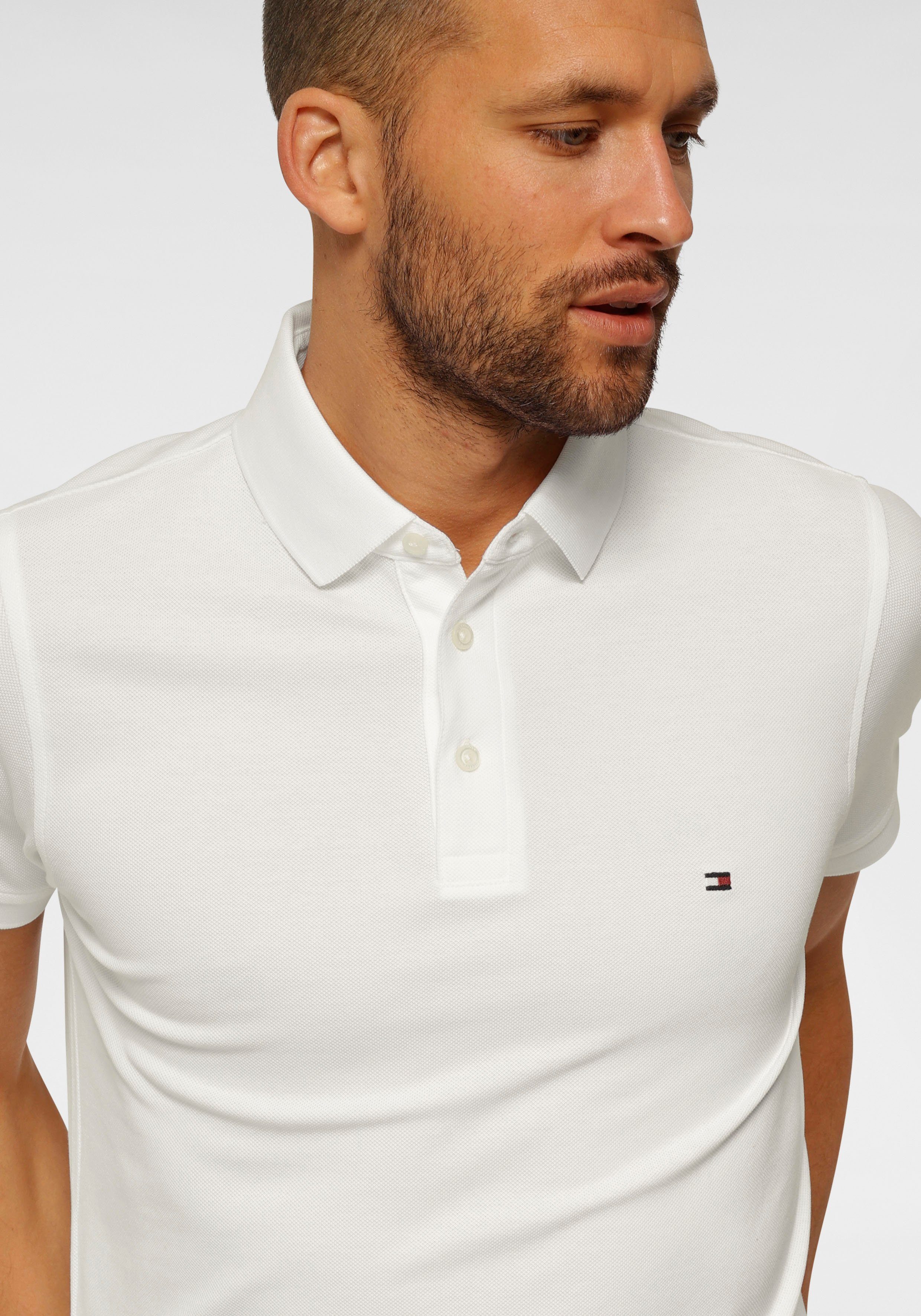 Tommy Hilfiger Poloshirt 1985 SLIM POLO hoogwaardige katoen-piqué kwaliteit