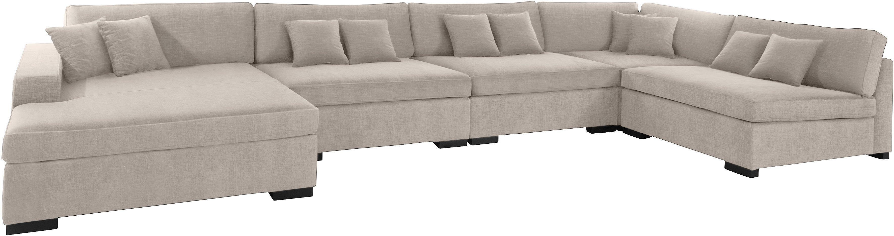 Guido Maria Kretschmer Home&Living Zithoek Skara XXL U-vorm Loungebank XXL met binnenveringsinterieur, in vele overtrekkwaliteiten