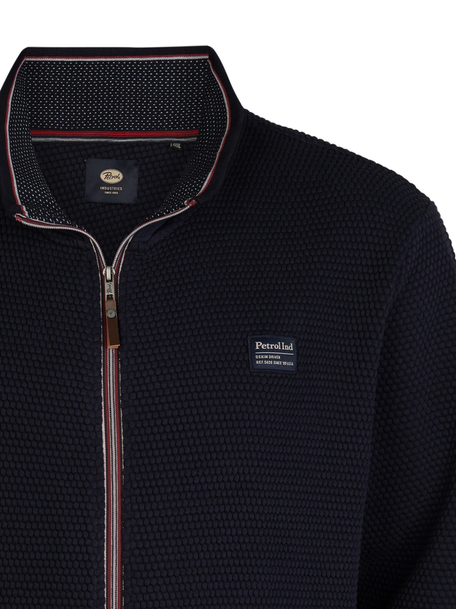 Petrol Industries Sweater met geborduurd logo