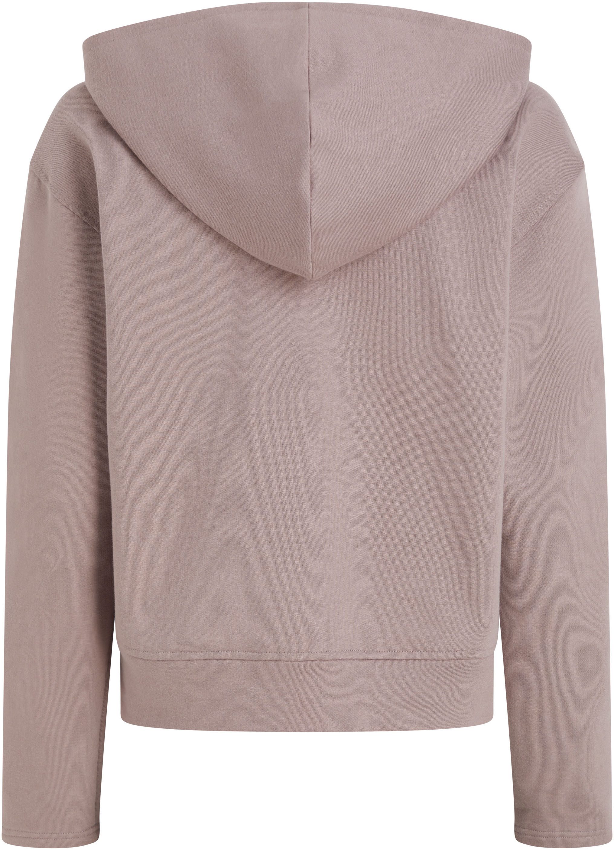 Calvin Klein Hoodie met ton-sur-ton bies