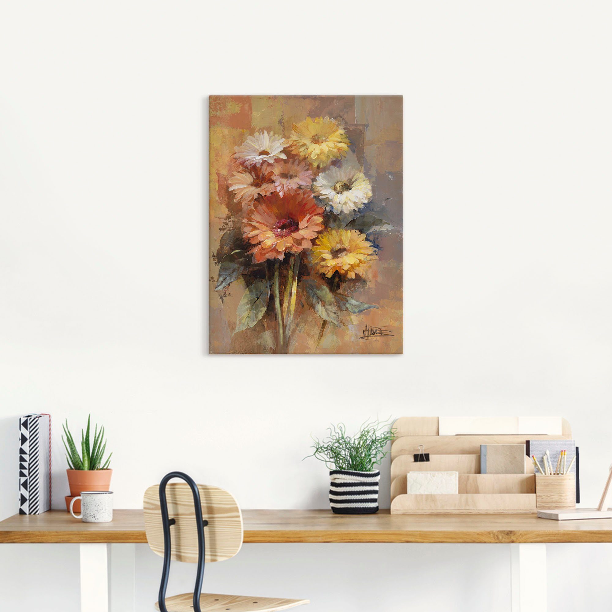 Artland Artprint Bos bloemen II als artprint op linnen, poster, muursticker in verschillende maten