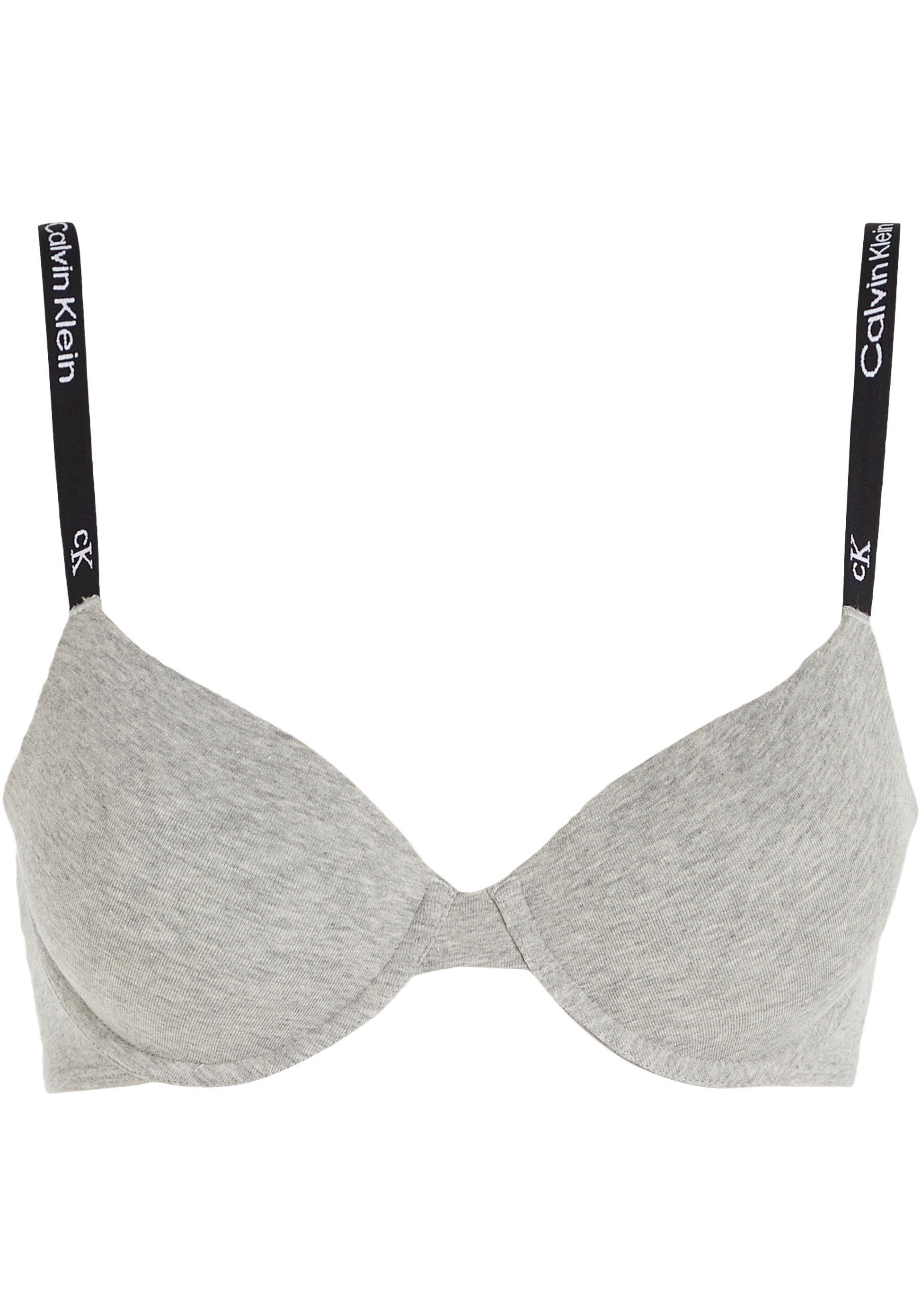 Calvin Klein Beugel-bh LIGHTLY LINED DEMI met logoprint op de bandjes
