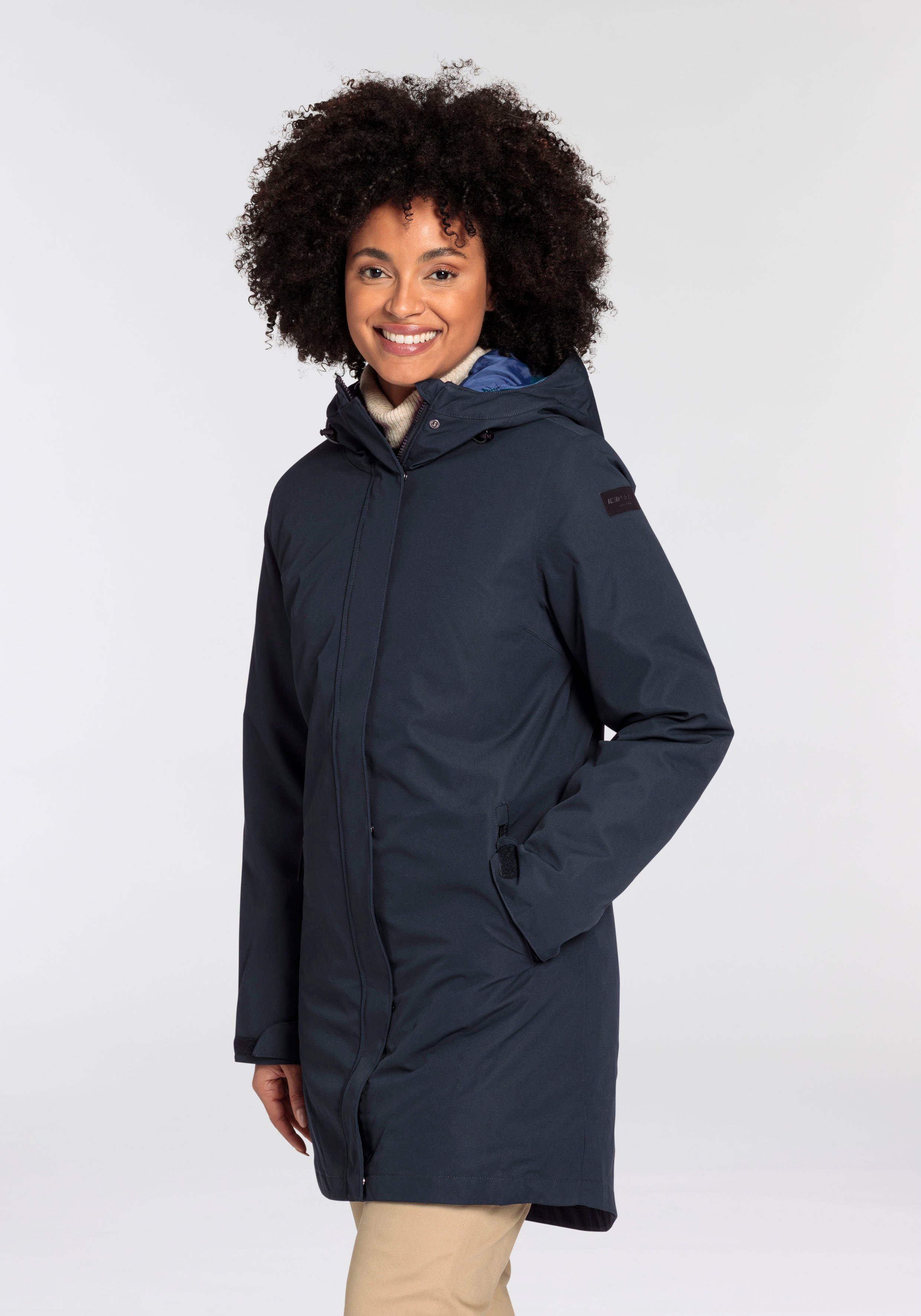 Icepeak Functionele 3-in-1-parka PHILIPPSBU Winterjas waterdicht, winddicht & ademend dames parka's maat 38 blauw