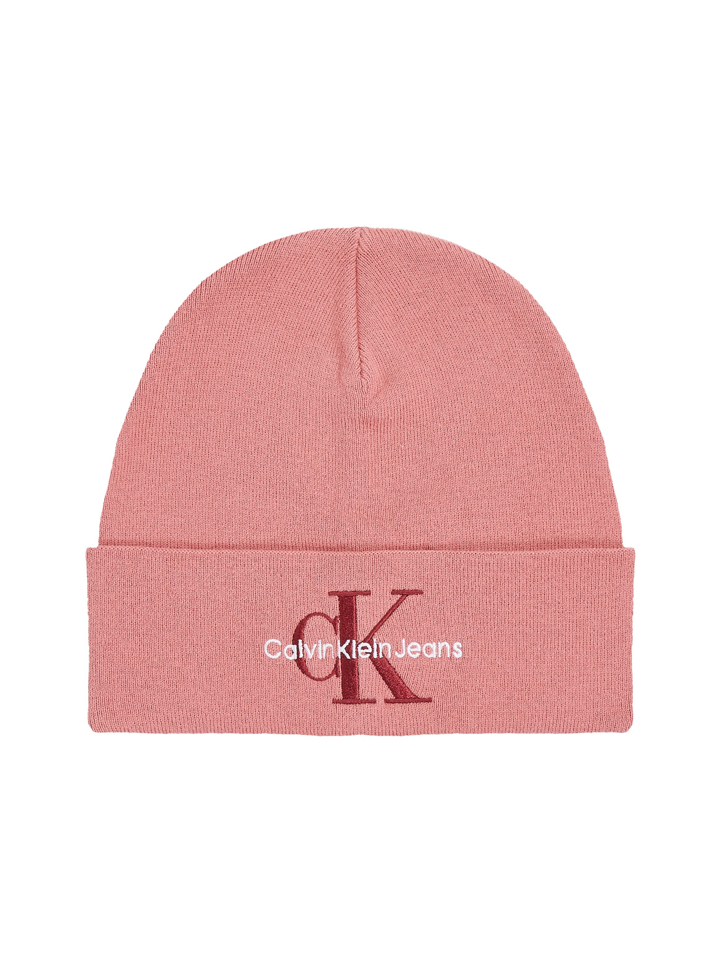 Calvin Klein Beanie MONOLOGO EMBRO BEANIE