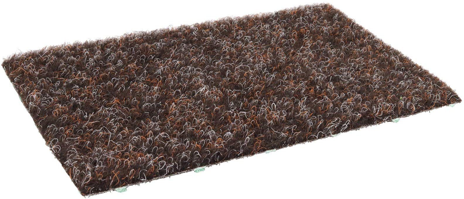 Primaflor-Ideen in Textil Kunstgras GROEN bruin, met noppen, slijtvast, weerbestendig & waterbestendig buitenkleden maat 133 cm x 650 cm x 7,5 mm