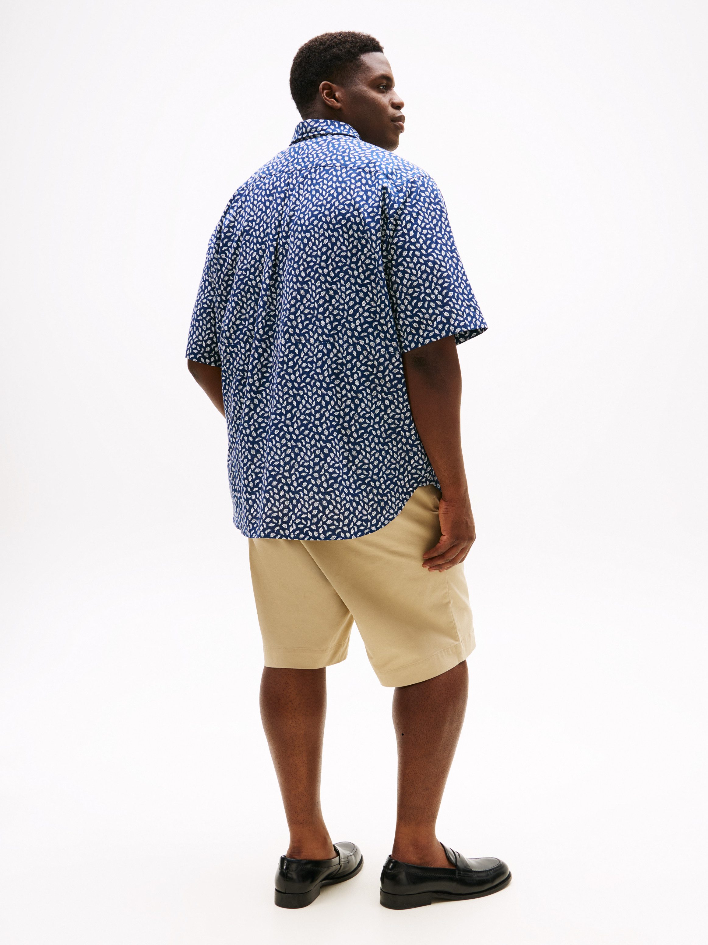 Tommy Hilfiger Overhemd met korte mouwen BT-LINEN BLEND AOP SS RF SHIRT-B