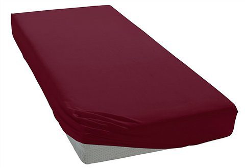 Bellana Hoeslaken Jersey-elastaan aqua in mt. 90x200, 140x200 of 180x200 cm van katoen, voor matrassen tot 35 cm hoogte, laken, hoeslaken (1 stuk)