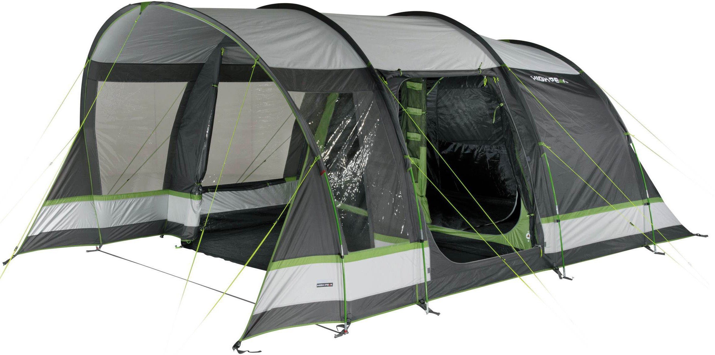 High Peak Tunneltent Garda 5.0 tenten grijs
