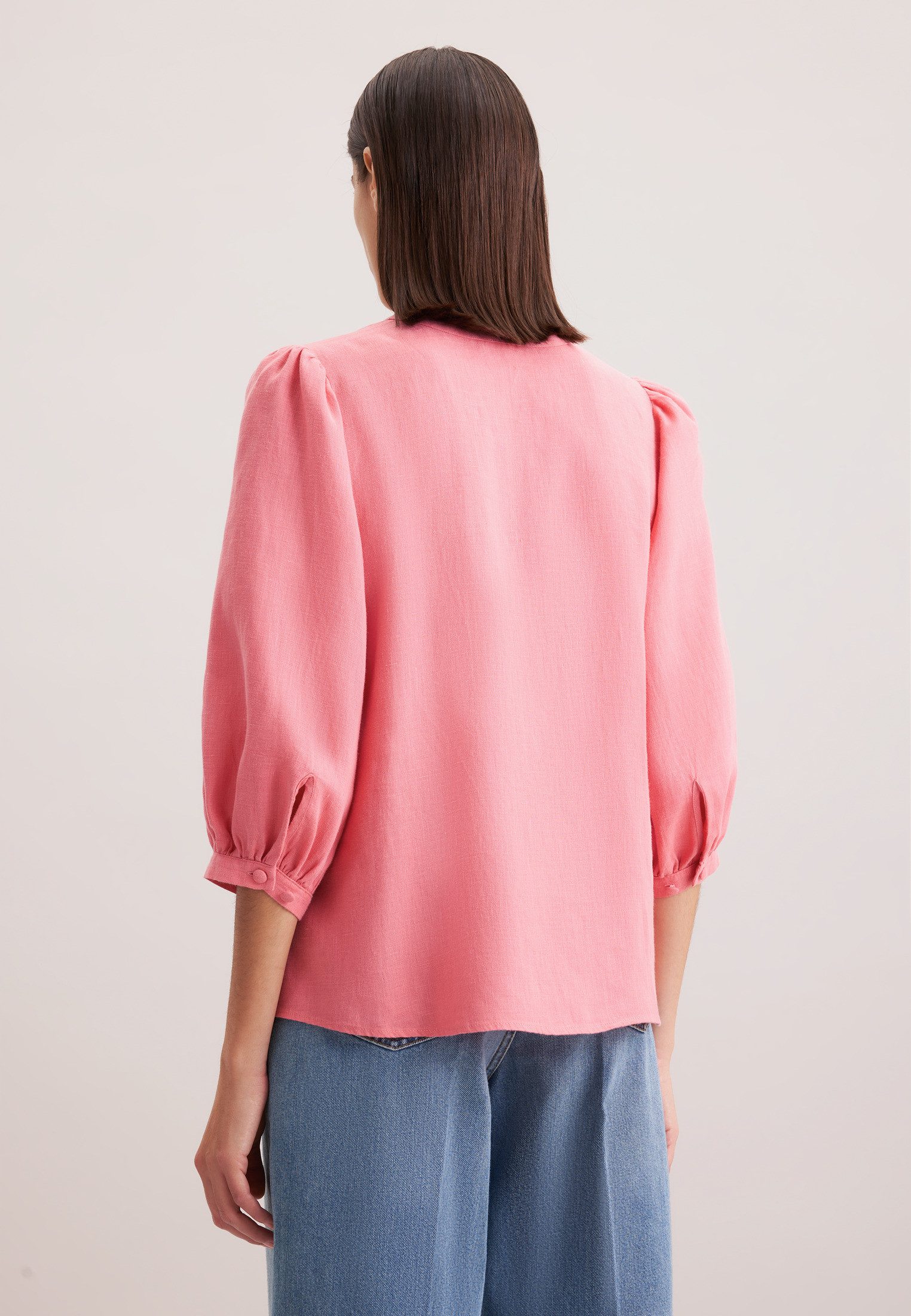 seidensticker Klassieke blouse Zwarte roos