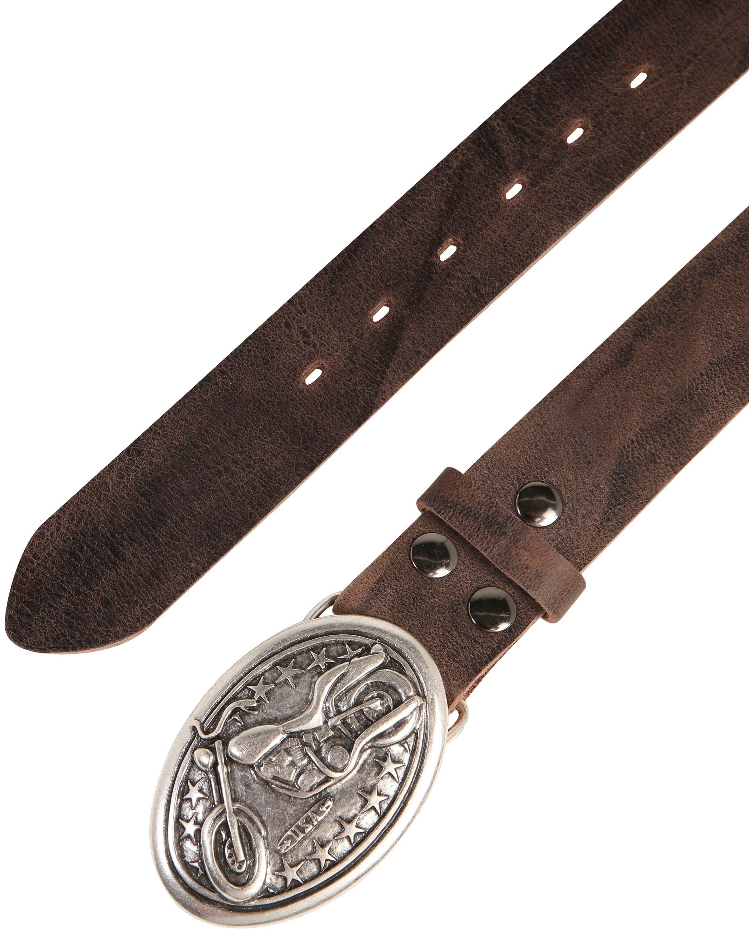 RETTUNGSRING by showroom 019° Leren riem