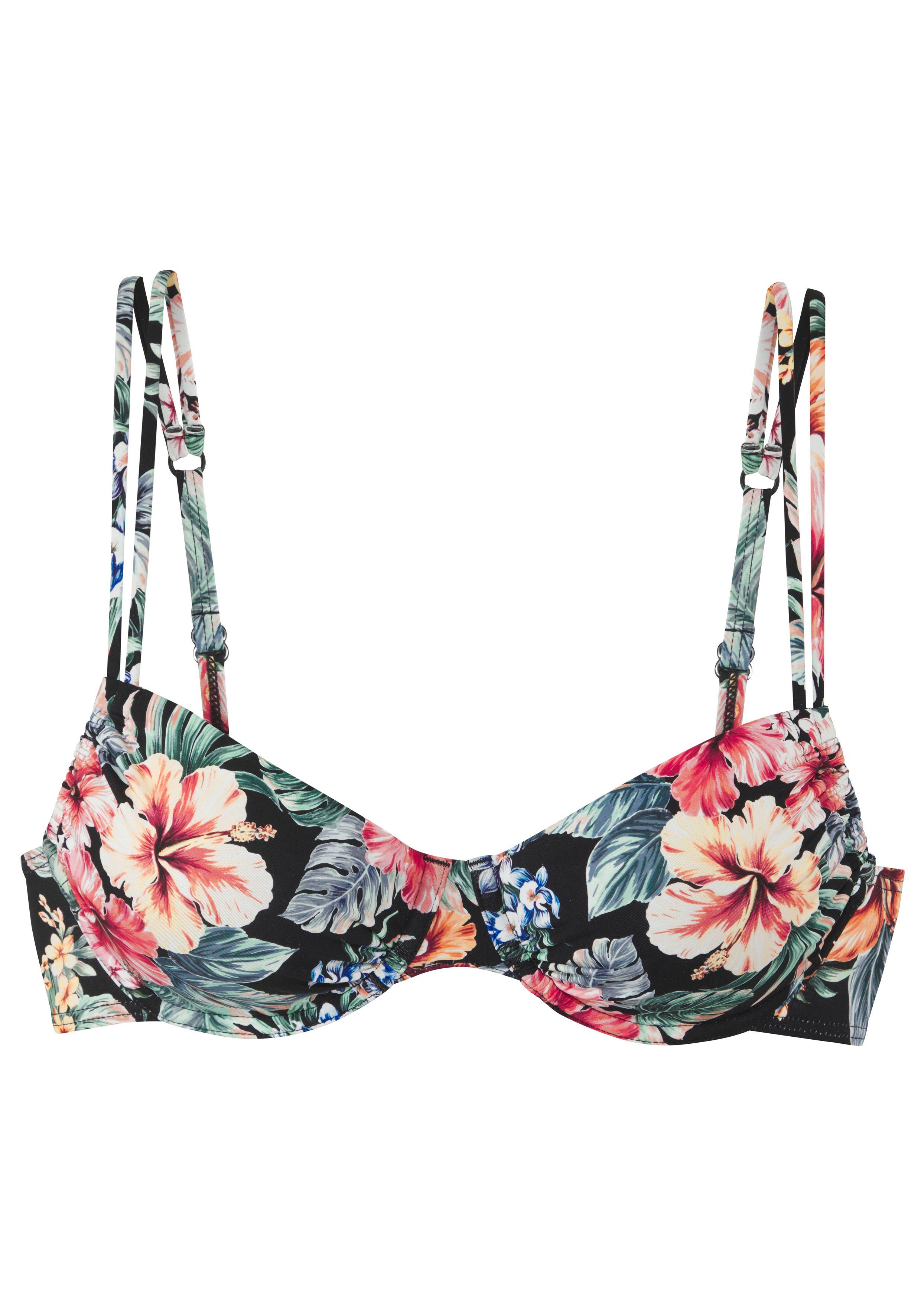 Lascana Beugelbikinitop Salsa met mooie bloemenprint
