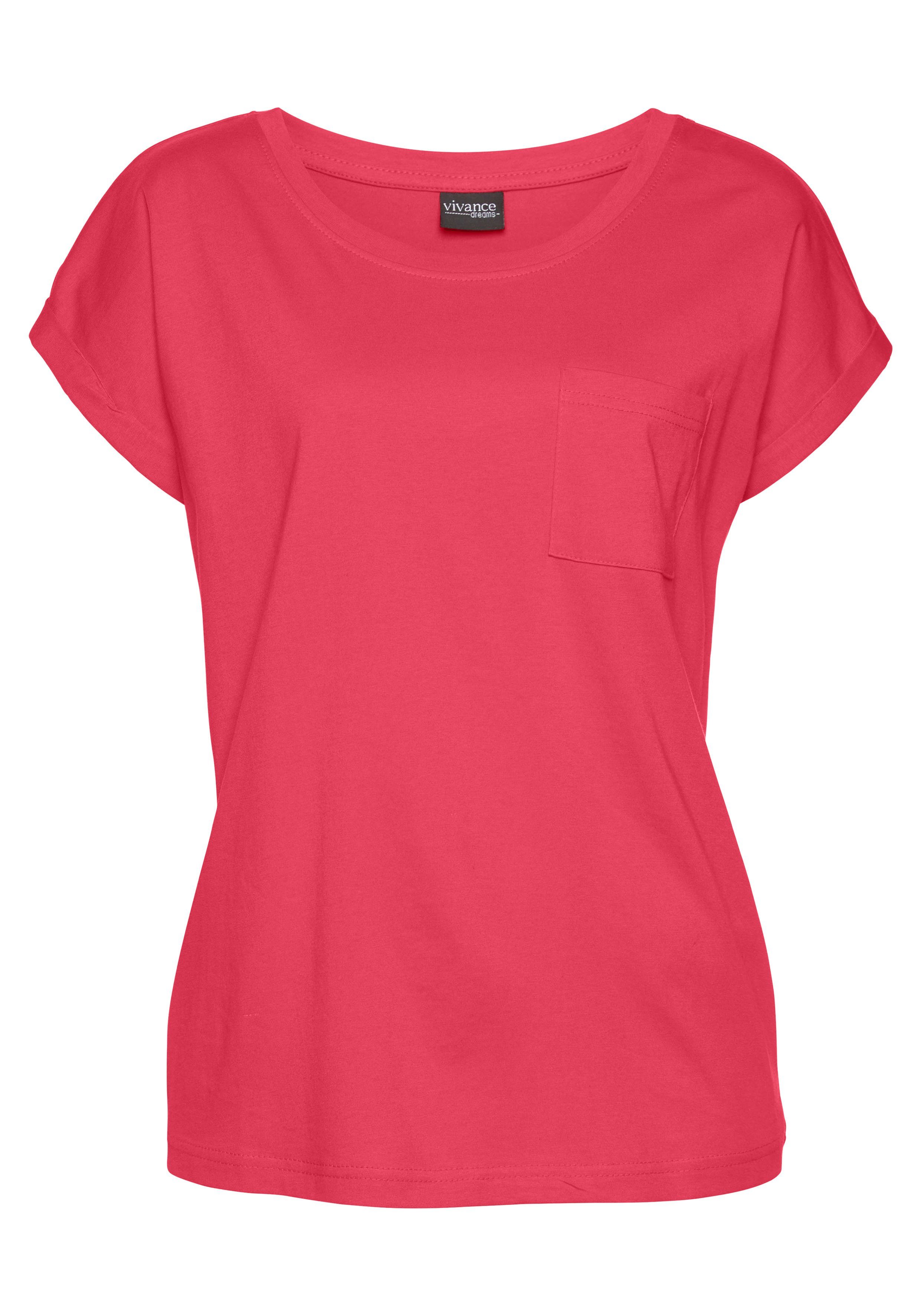Vivance Dreams Shortama met gedessineerde pyjamashort (2-delig, 1 stuk)