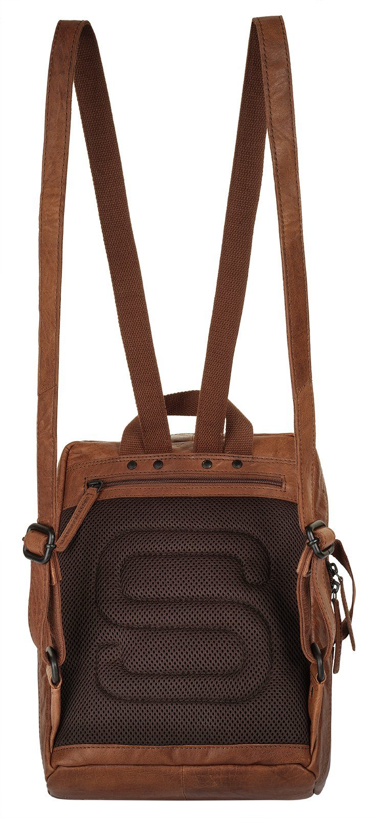 Spikes & Sparrow Laptoprugzak echt leder