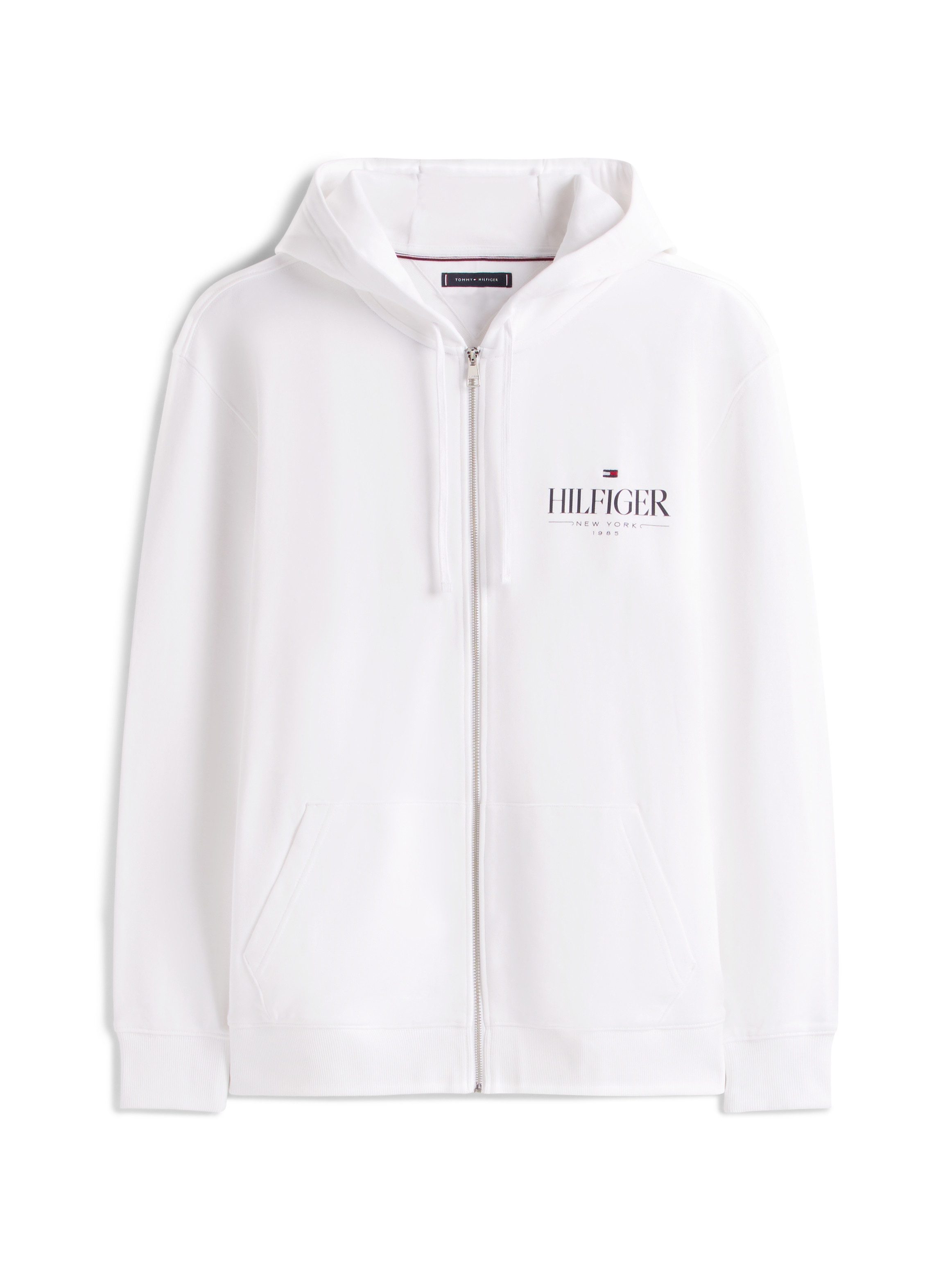 Tommy Hilfiger Capuchonsweatvest BT-HILFIGER STACKED HOODED ZIP-B