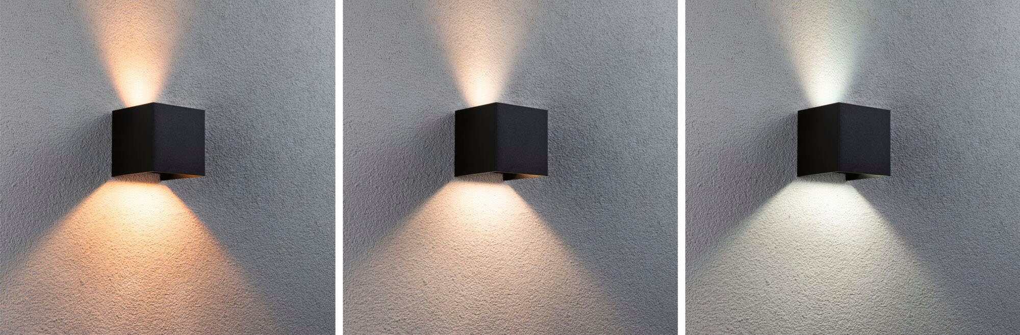 Paulmann Led-wandlamp voor buiten Buiten 230V Cybo RGBW Zigbee 2000-6500K Antraciet (1 stuk)