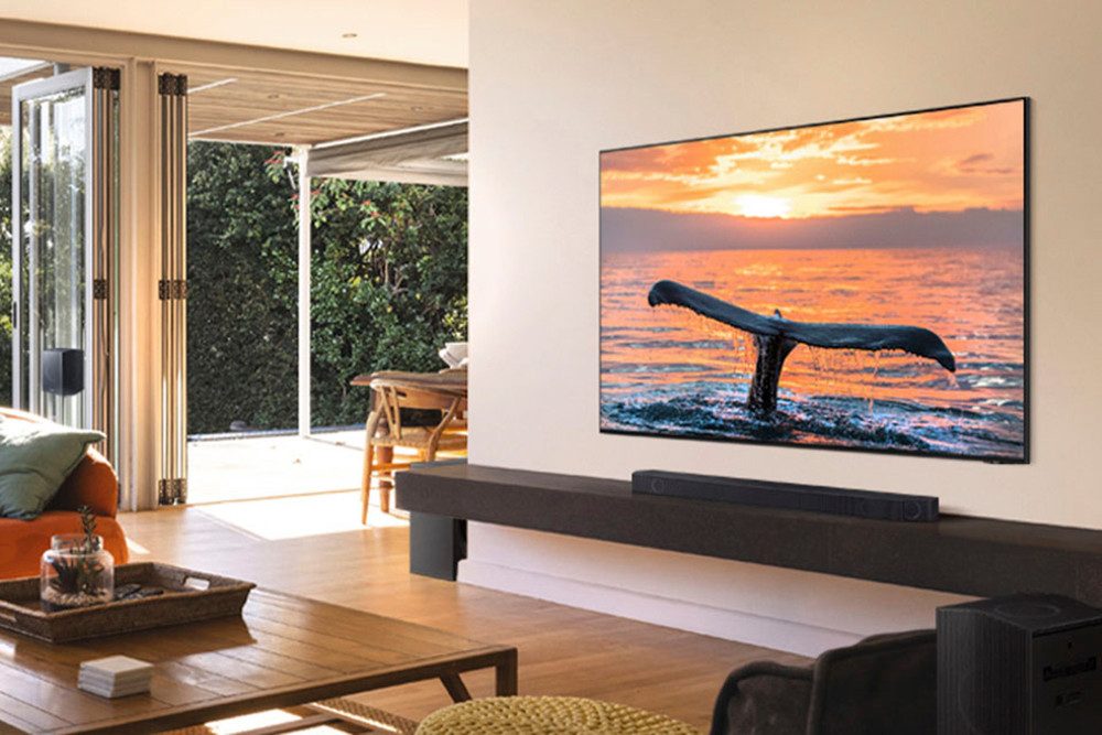 Samsung QLED mini led-tv, 214 cm / 85", 4K Ultra HD, Smart TV, Neural Quantum 4K AI Gen2-processor, mini LED, tot 144Hz