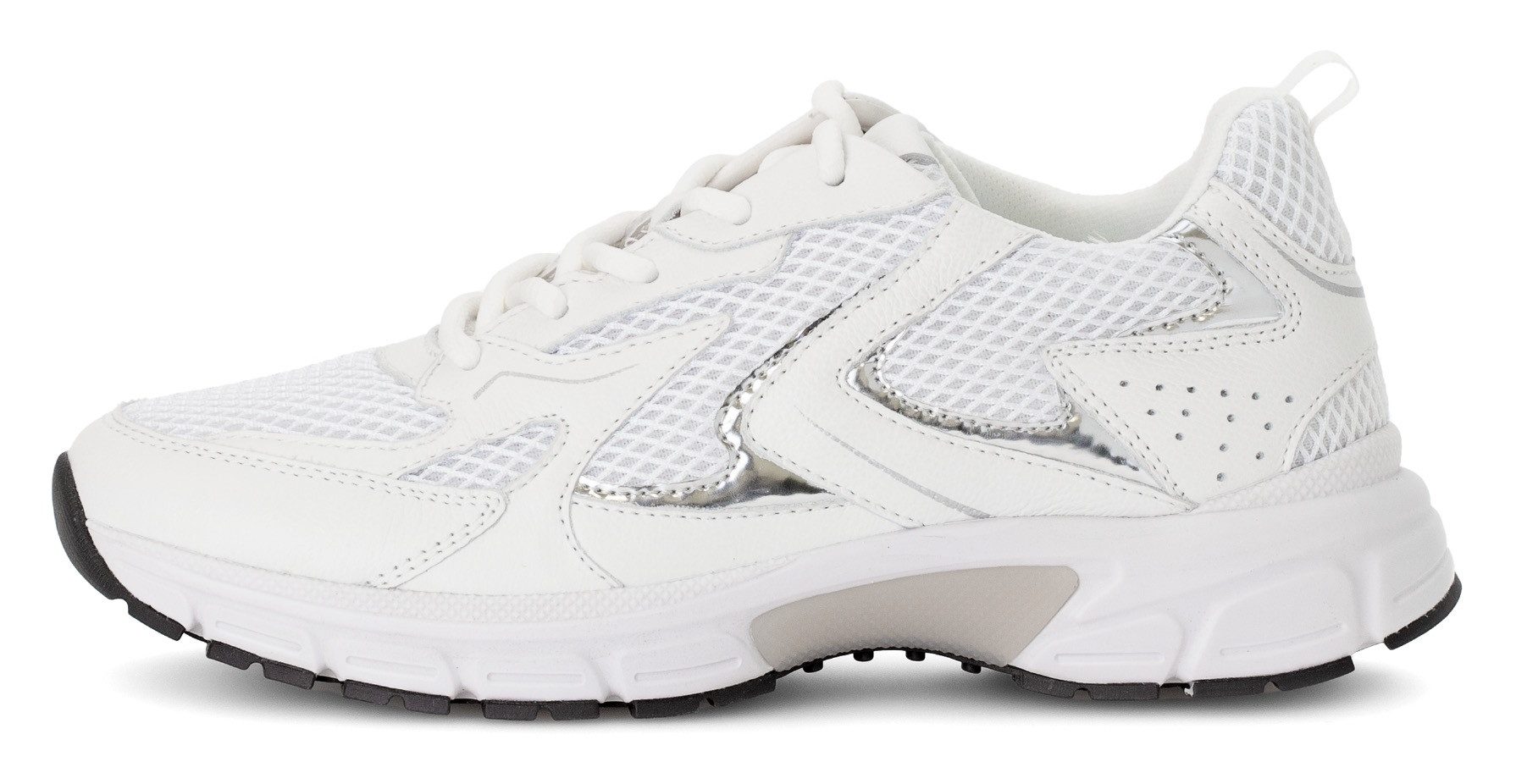 Gabor Sneakers met sleehak Florence , vrijetijdsschoen, lage schoen, veterschoen in comfortwijdte g (= breed)