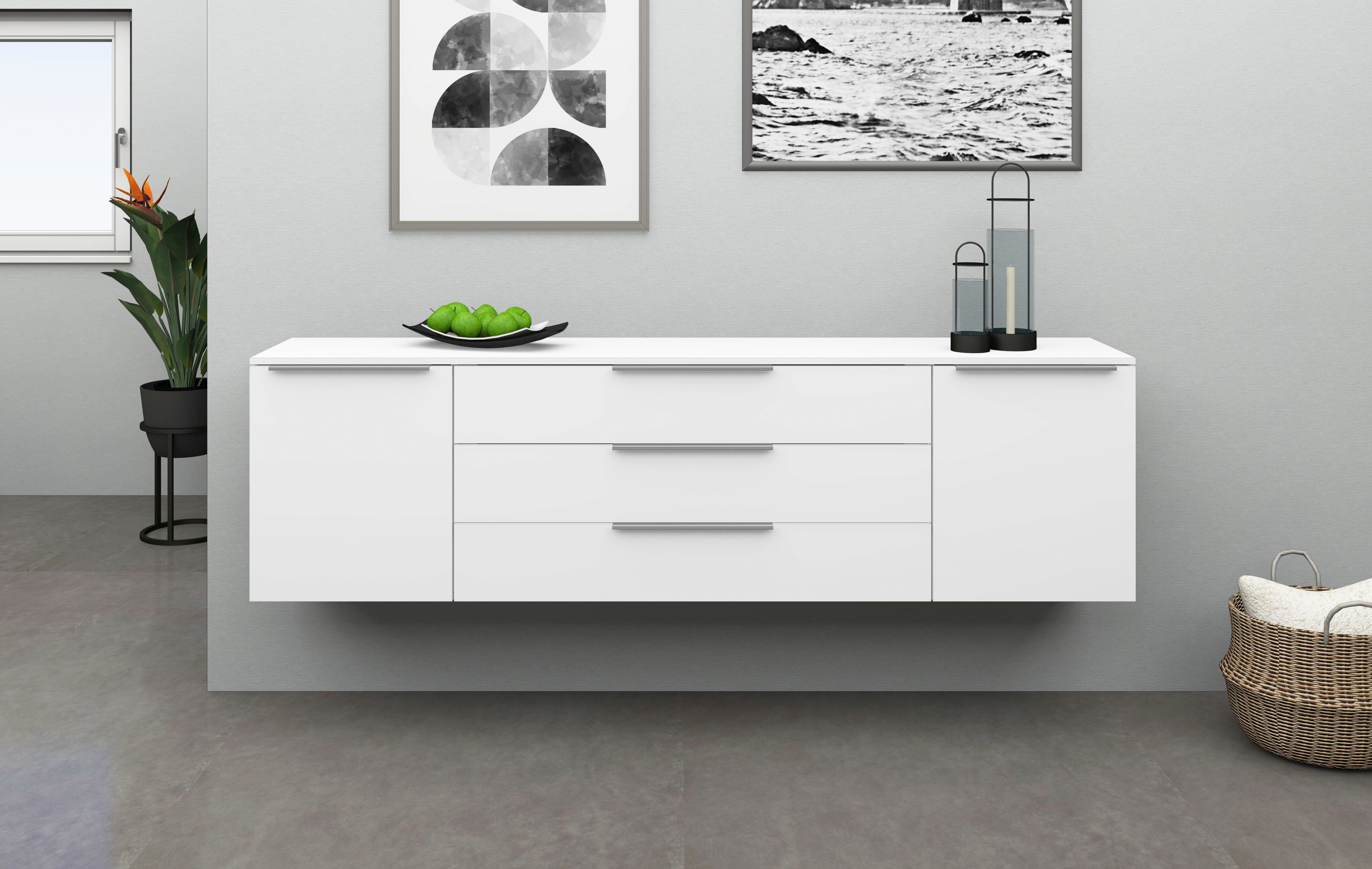 borchardt Möbel Dressoir Oliva Breedte 166 of 200 cm