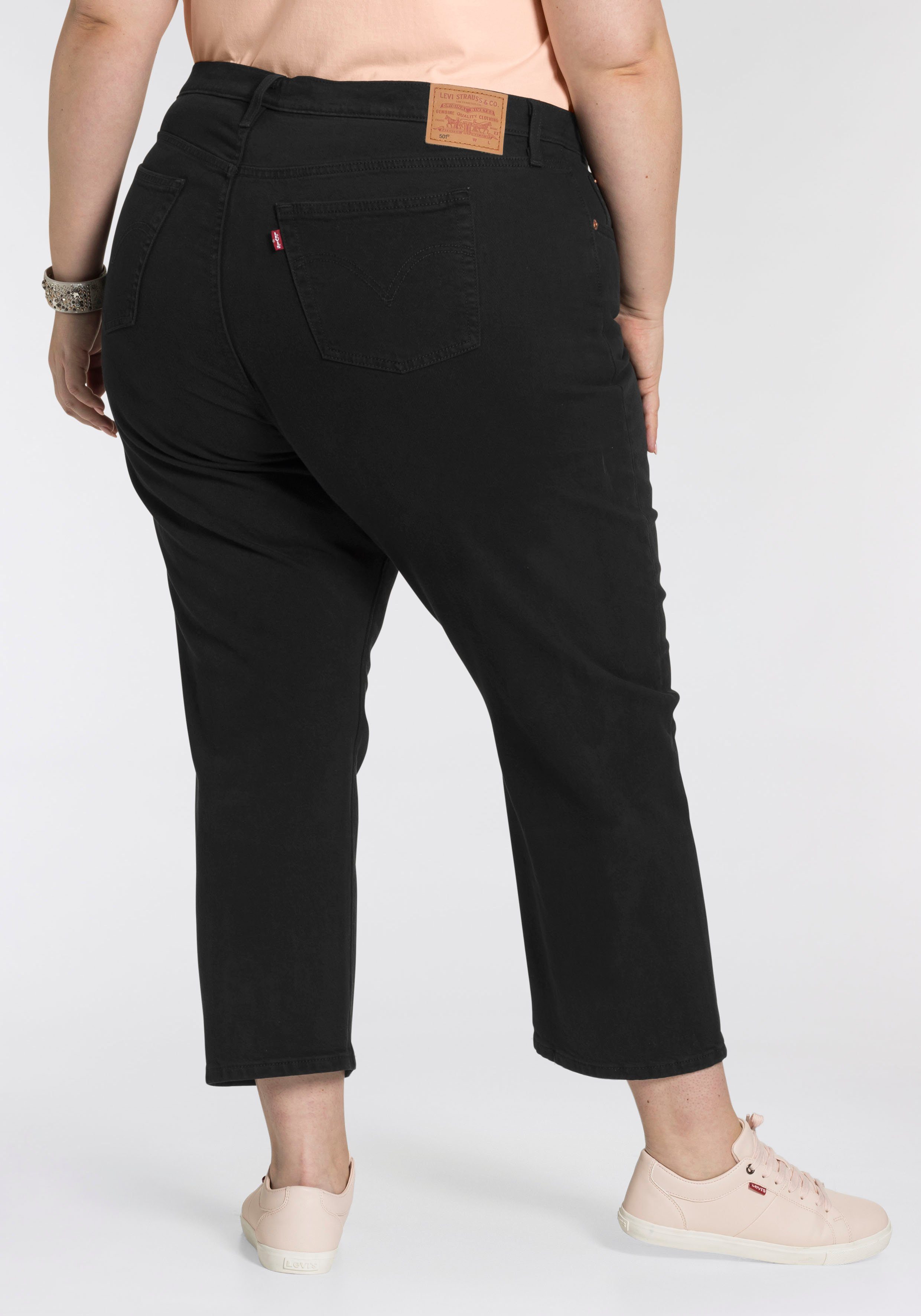 Levi's® Plus 7/8 jeans 501® CROP met klassieke taillehoogte
