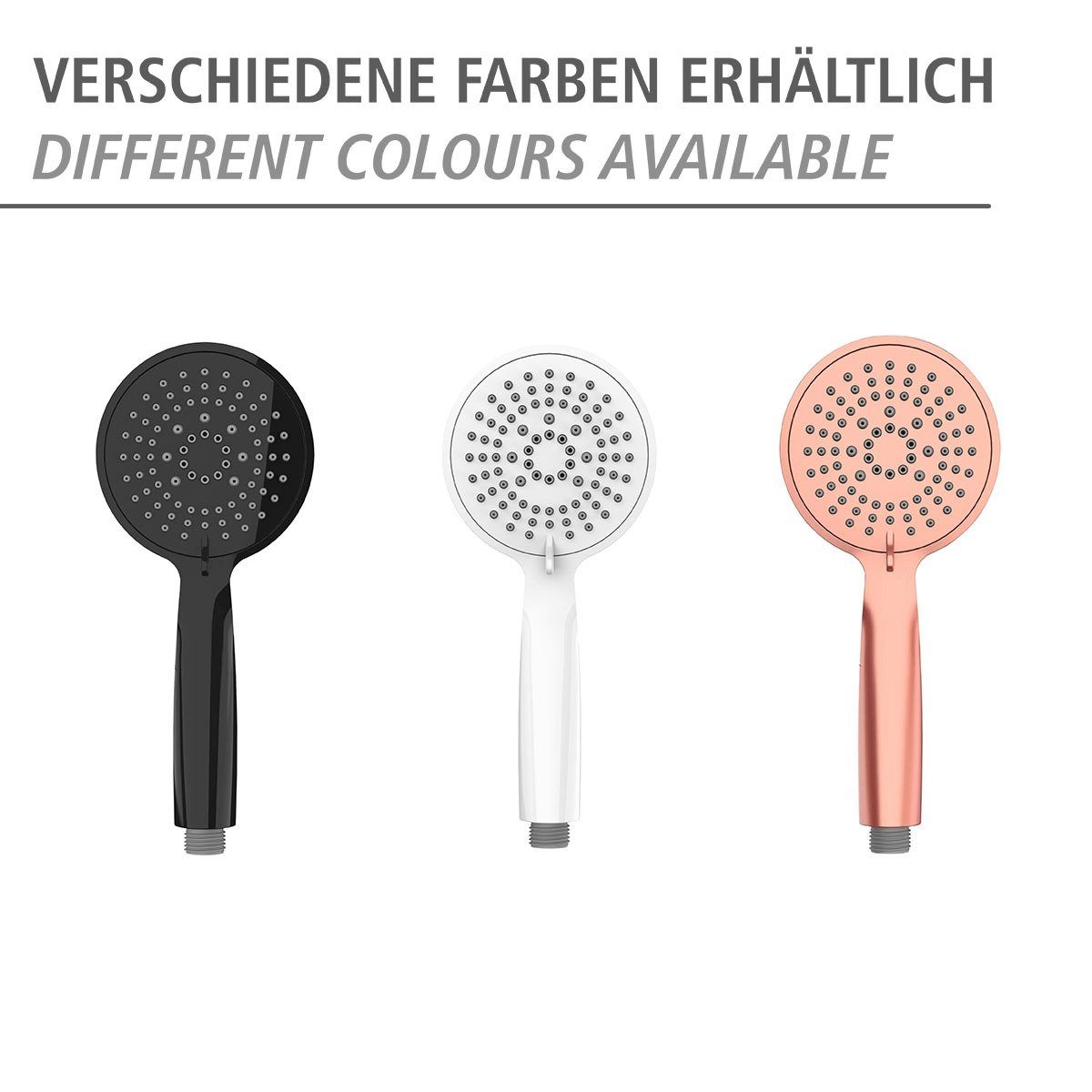 WENKO Handsproeier Young Zwart, Ø 11 cm (1-delig)