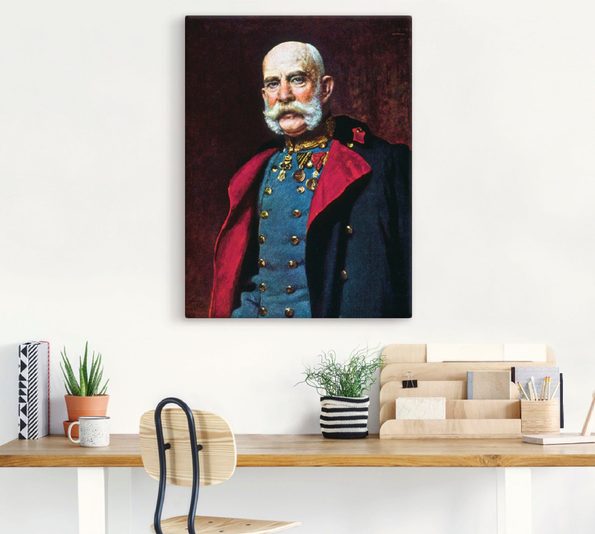 Artland Artprint Keizer Frans Joseph I., 1902 als artprint op linnen, poster in verschillende formaten maten