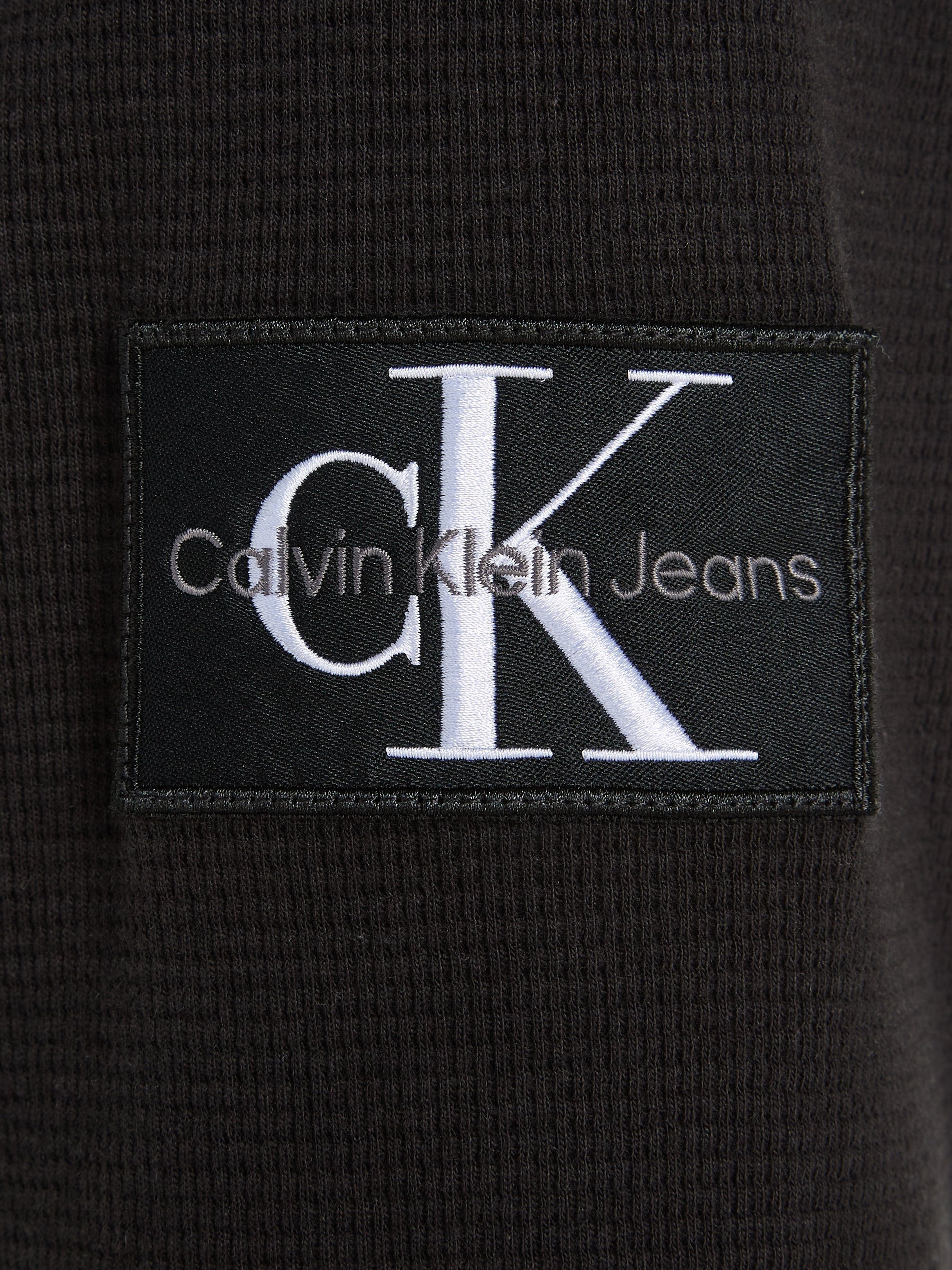 Calvin Klein Shirt met lange mouwen BADGE WAFFLE LS TEE