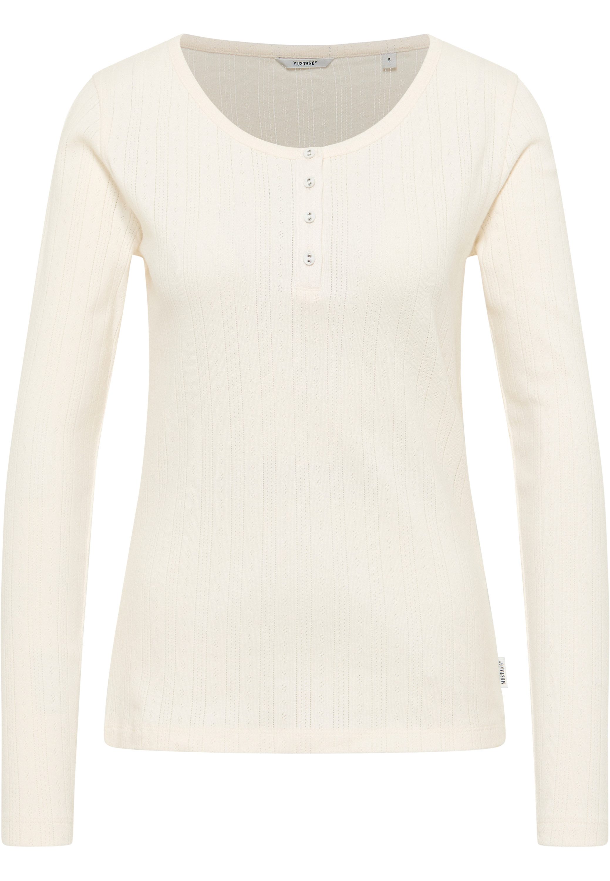 MUSTANG Shirt met lange mouwen Dames Stijl Hope