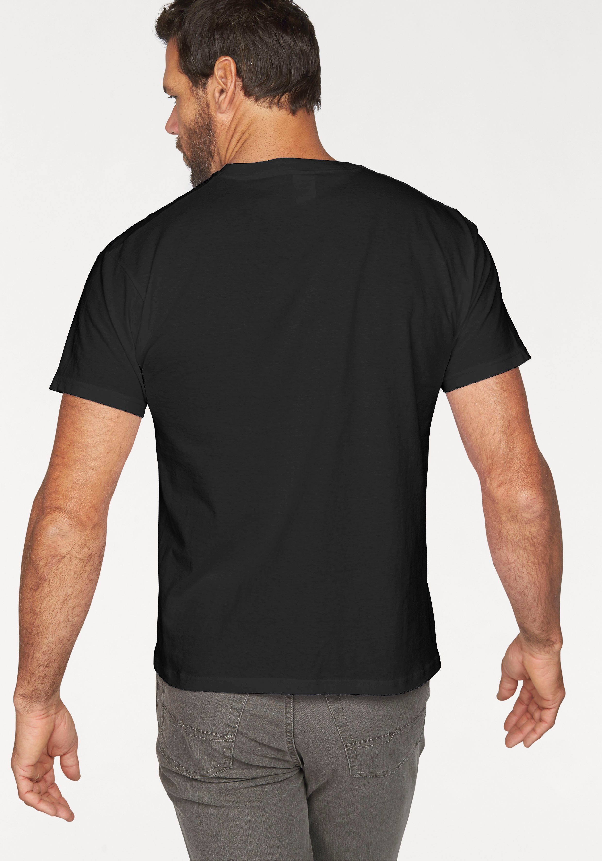 Fruit of the Loom T-shirt Zes stuks in verschillende kleurcombinaties (6-delig, Set van 6)